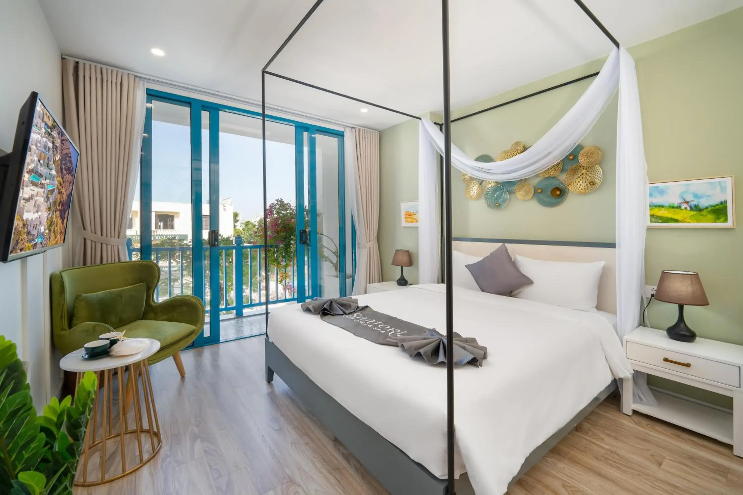 Deluxe Double Room with Balcony in Santori Hotel And Spa Deluxe Double Room with Balcony in Santori Hotel And Spa