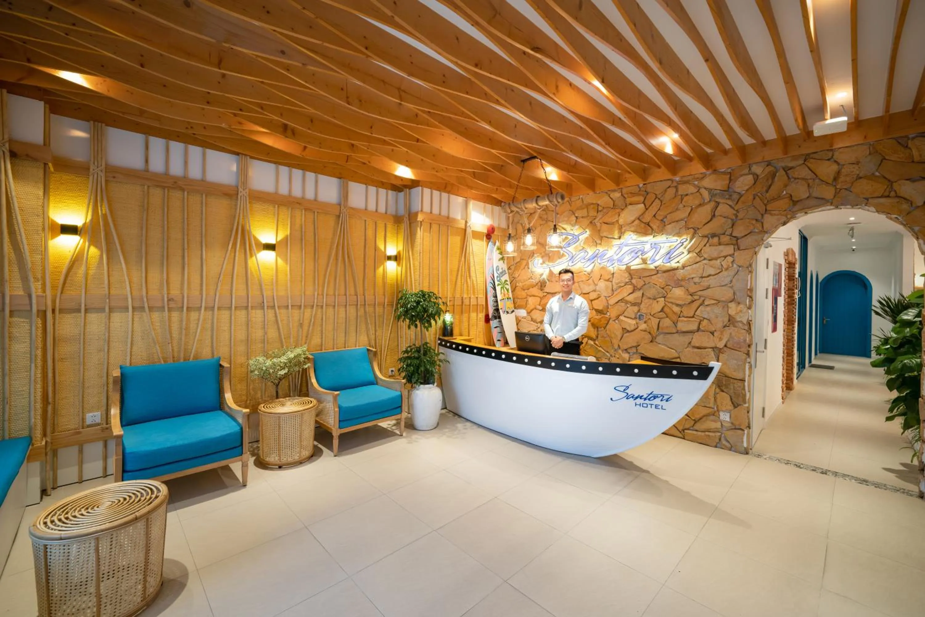 Lobby or reception in Santori Hotel And Spa