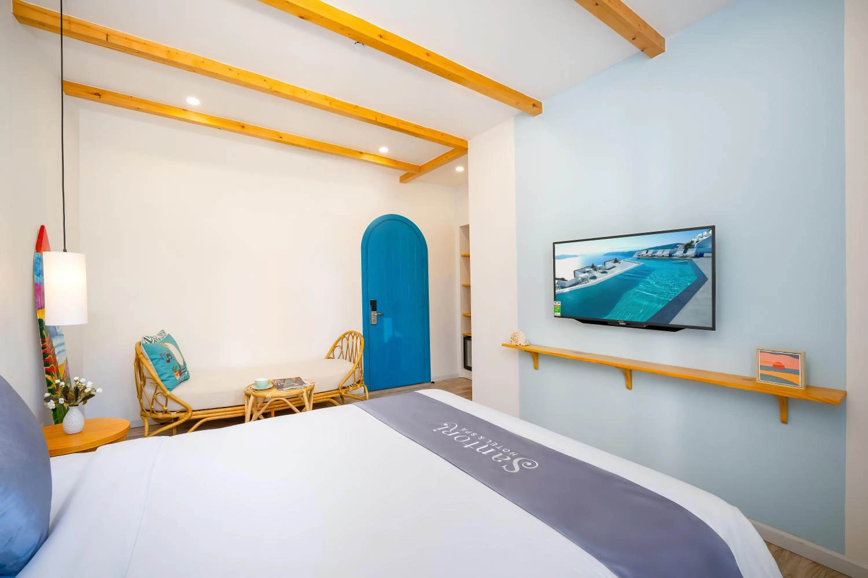 Bedroom in Santori Hotel And Spa