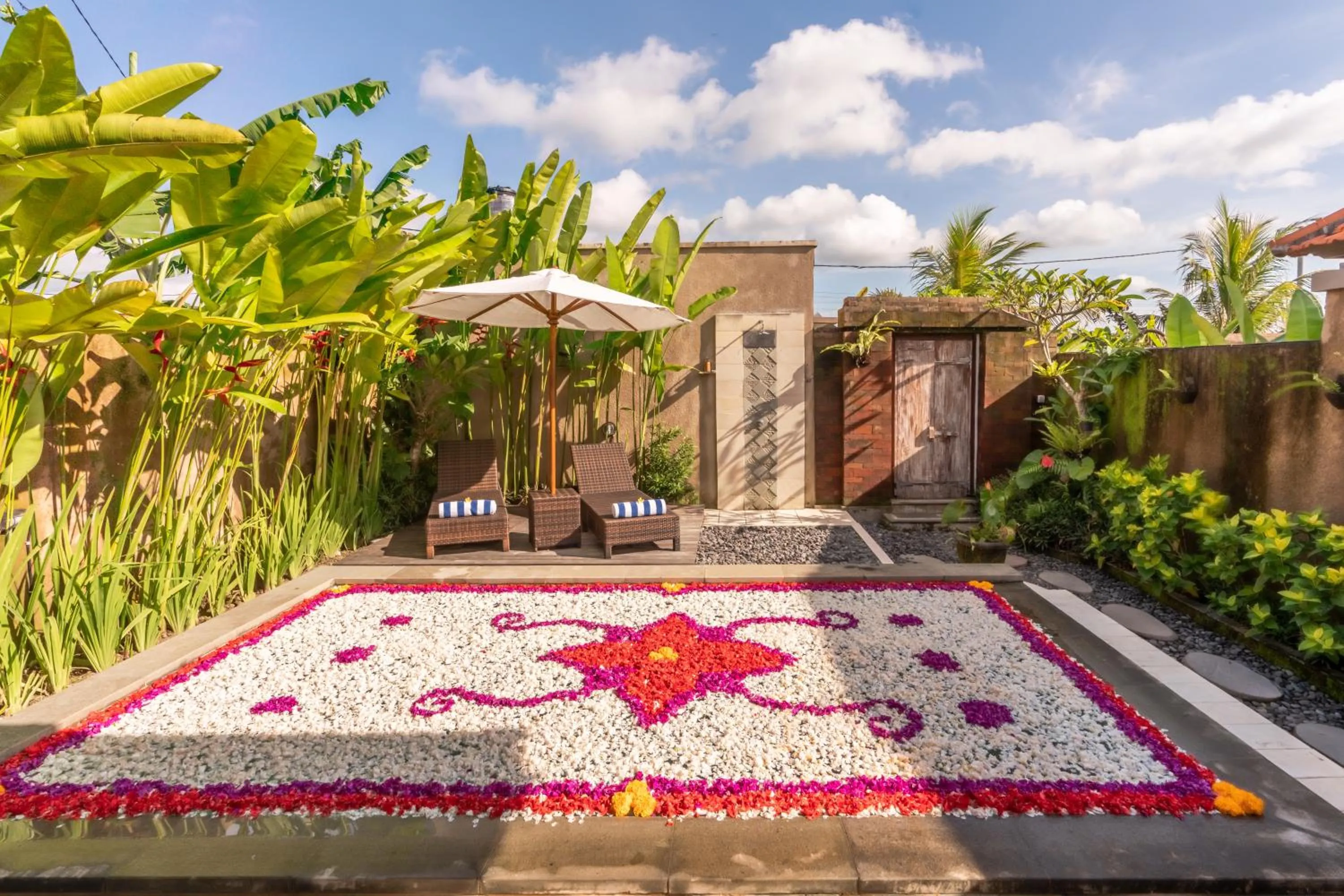 Garden in Sridewi Villas Ubud