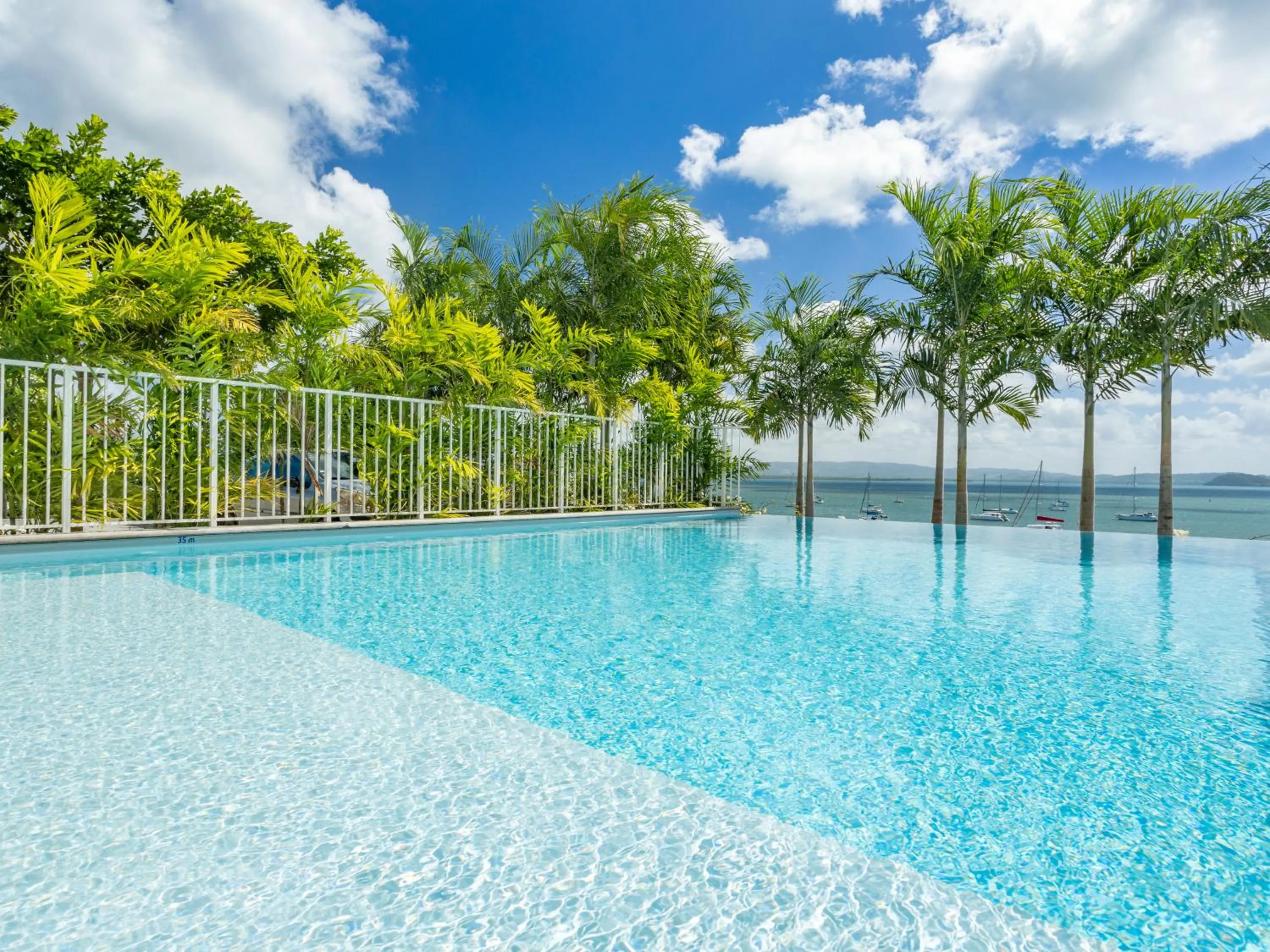 Pool view in B&B HOTEL Fort-de-France
