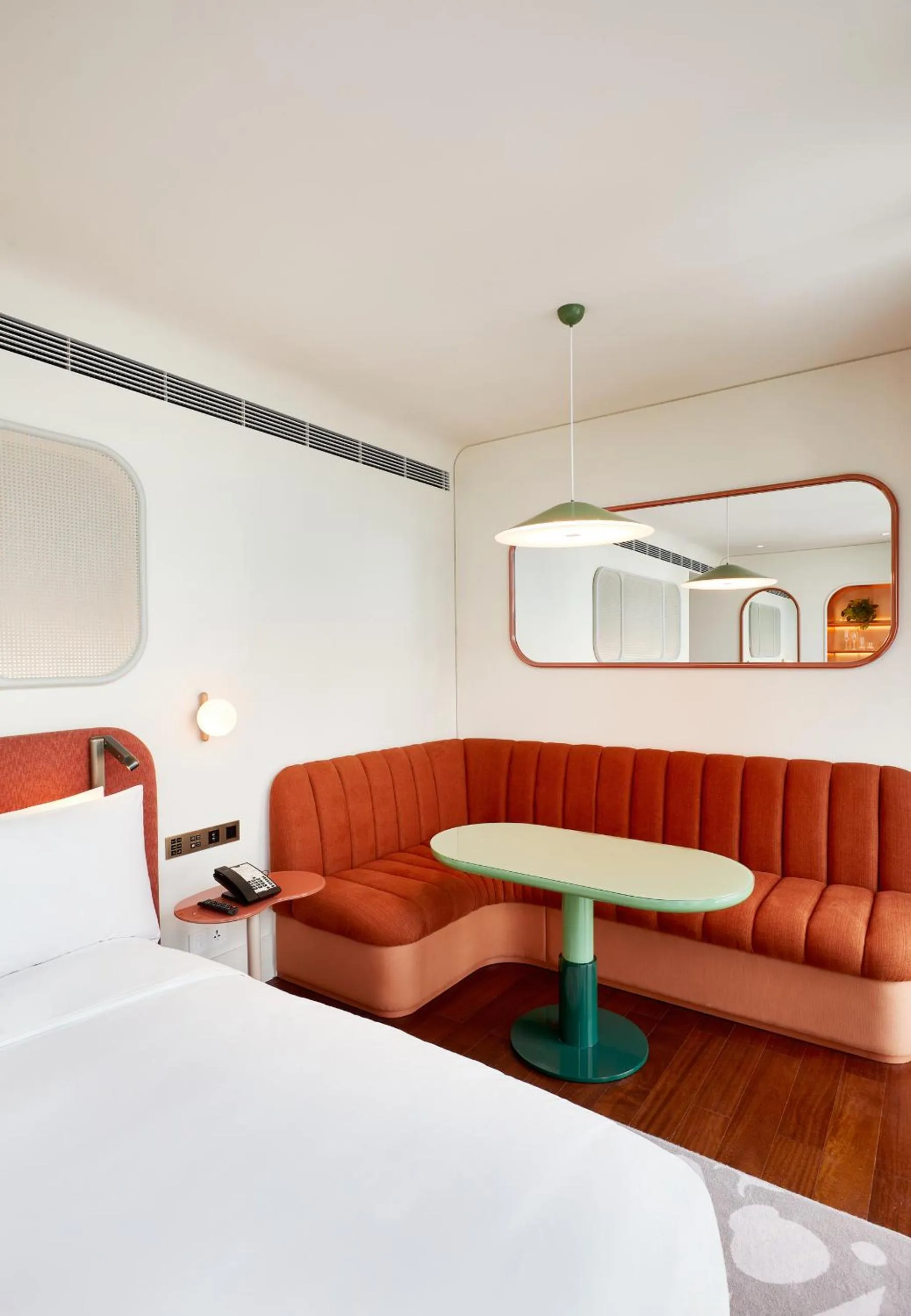 Seating area, Bed in The Standard, Bangkok Mahanakhon