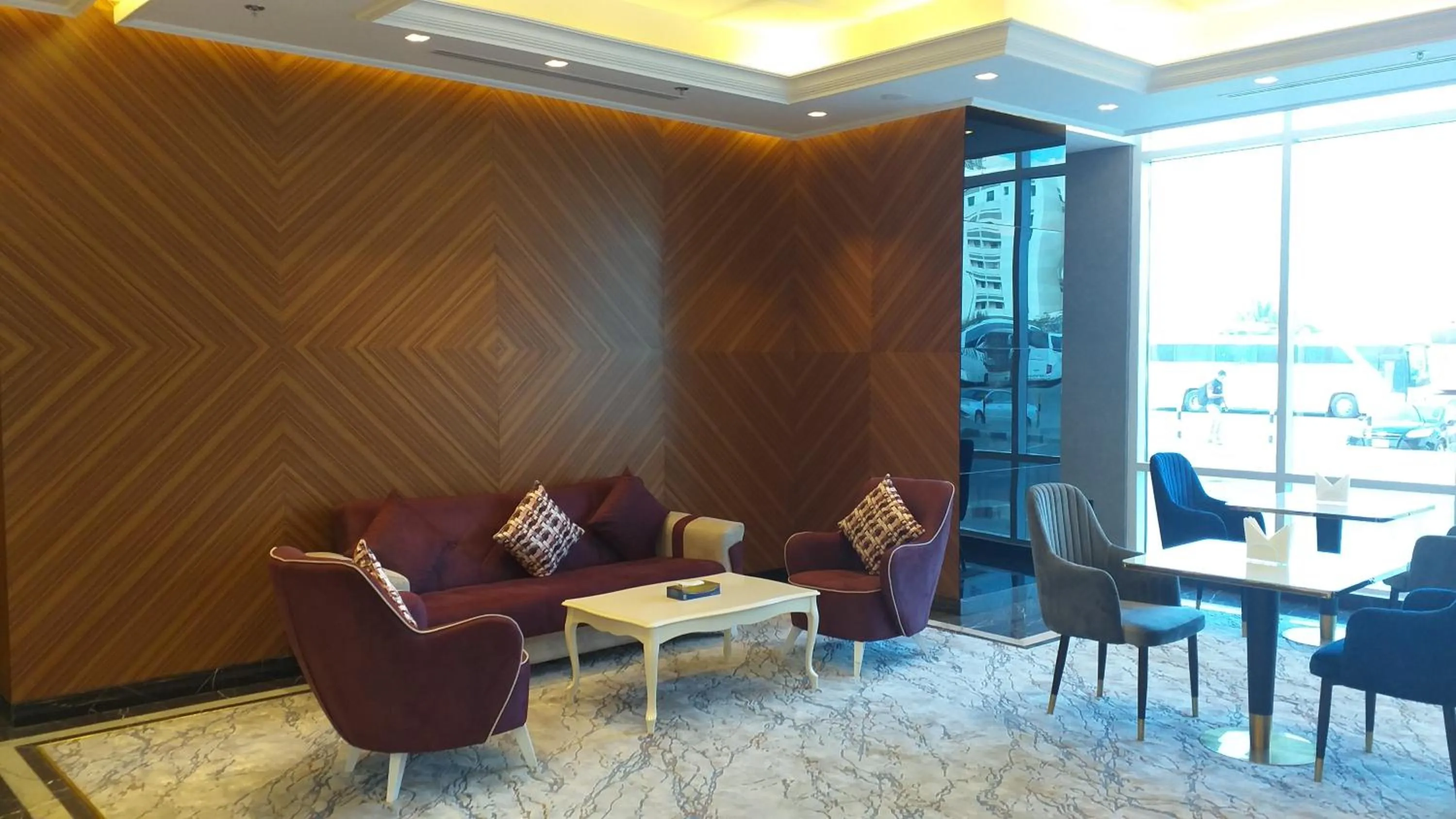 Seating area in AL HAYAT HOTEL