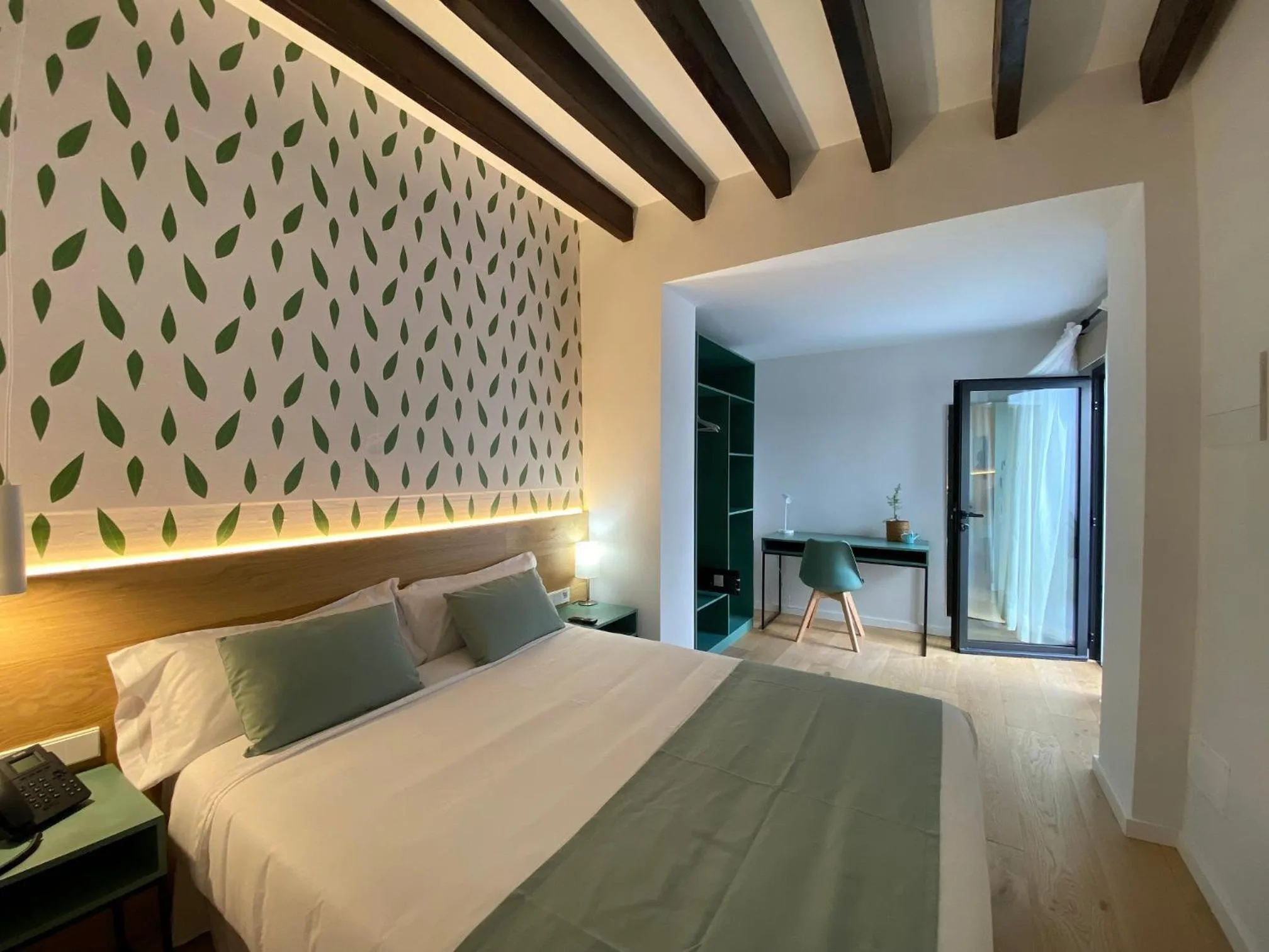 Bed in Alaró Natura Rural Suites