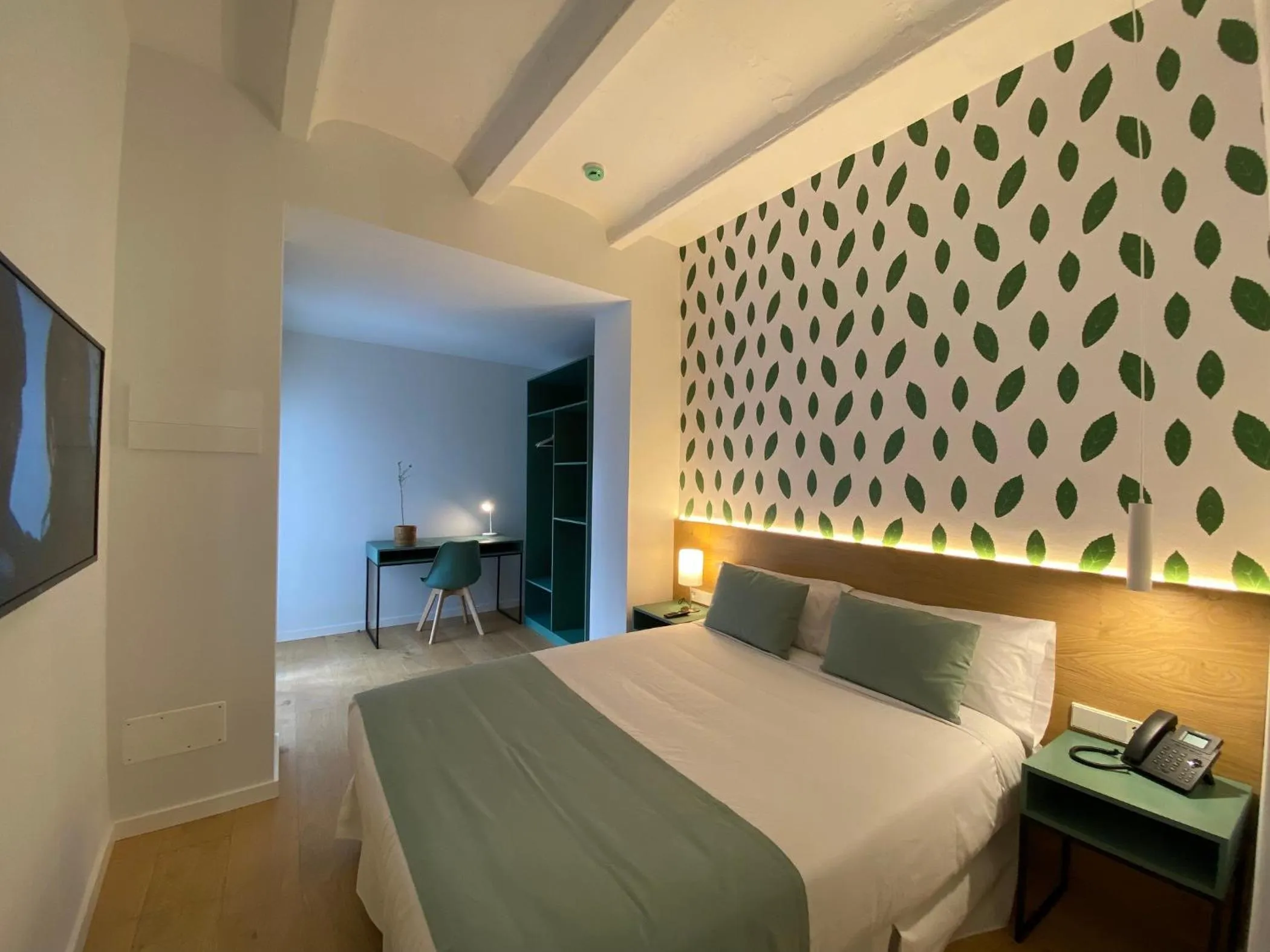 Bed in Alaró Natura Rural Suites