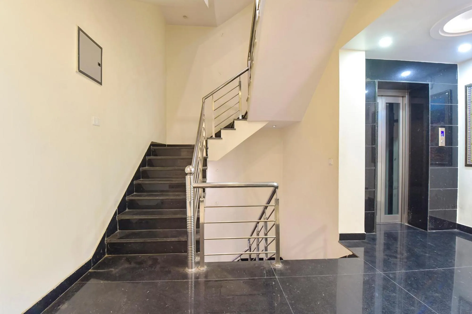 elevator in FabHotel Pink City - World Trade Park