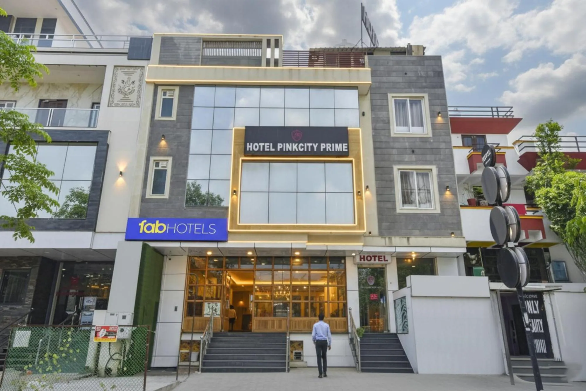 Property building in FabHotel Pink City - World Trade Park