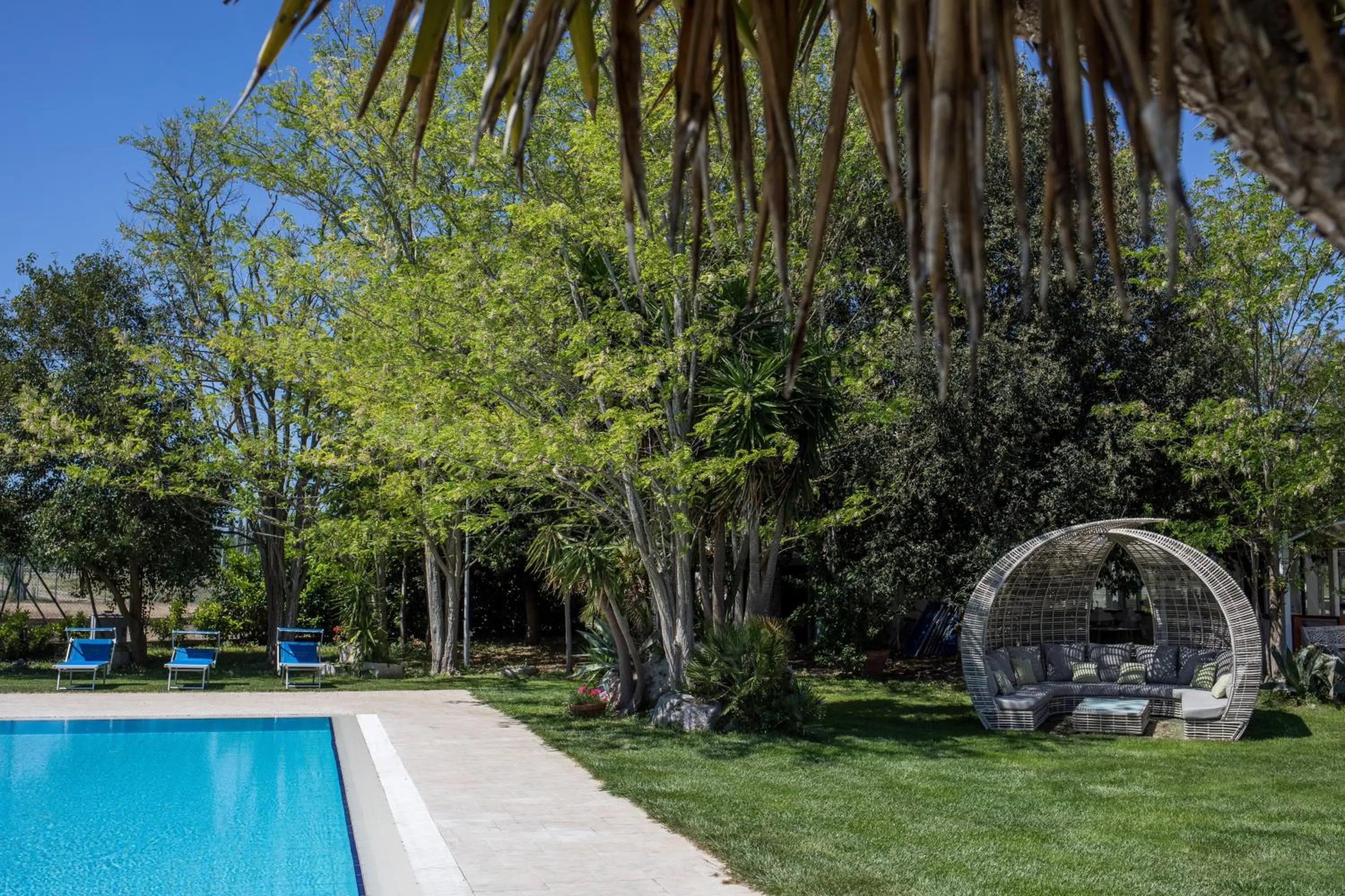 Garden in Hotel Hermitage
