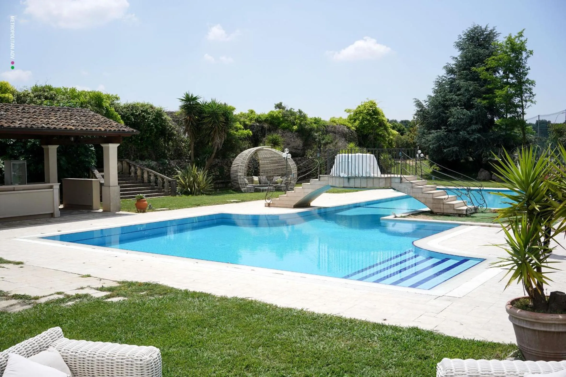 Swimming pool in Hotel Hermitage
