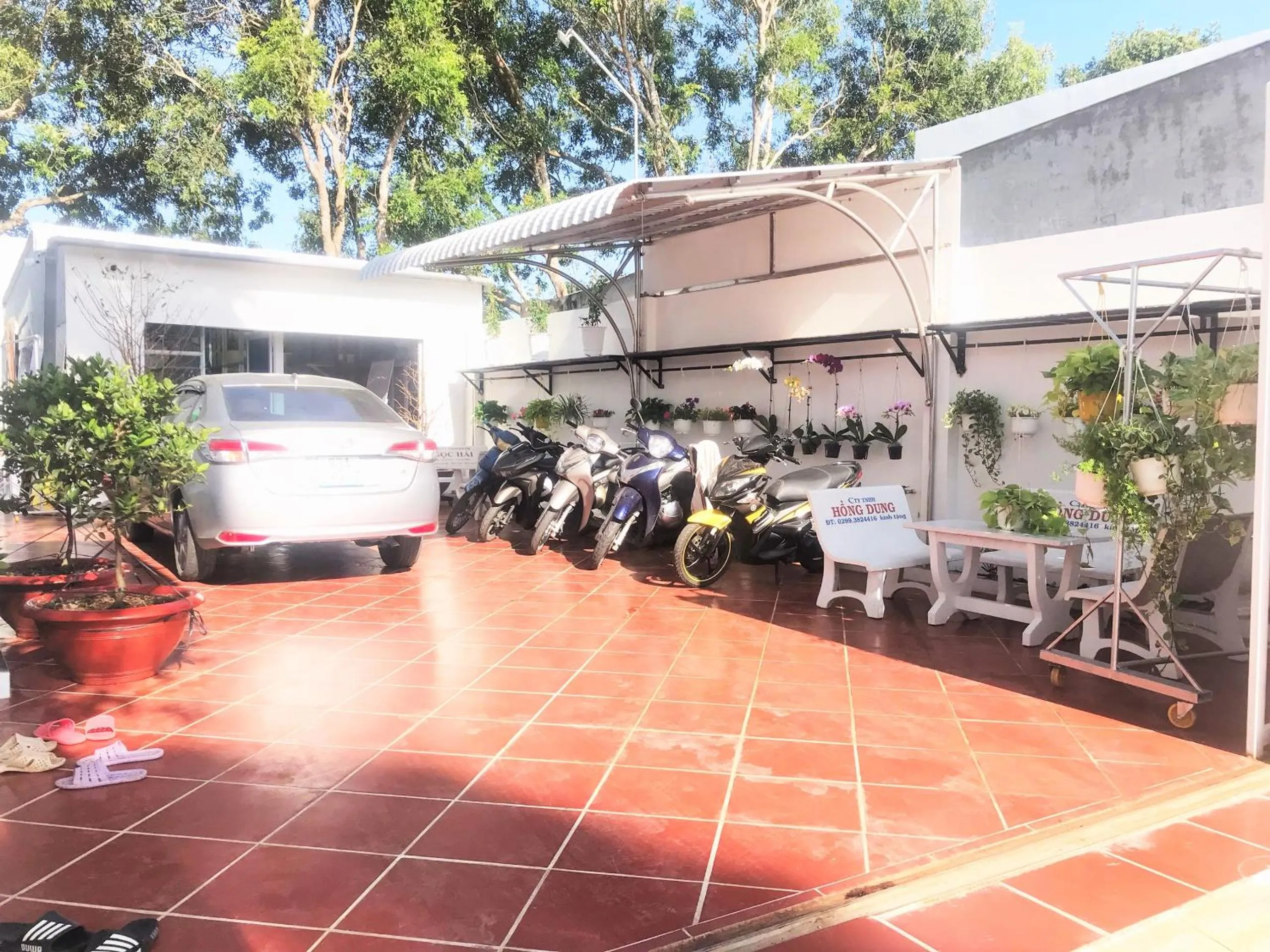 Patio in Khách Sạn Mỹ Hằng