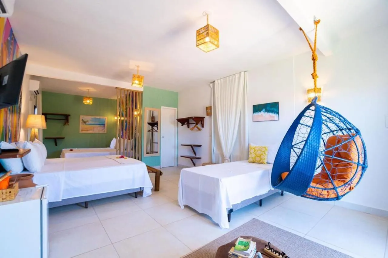 Bed in Pousada Solarium de Gostoso