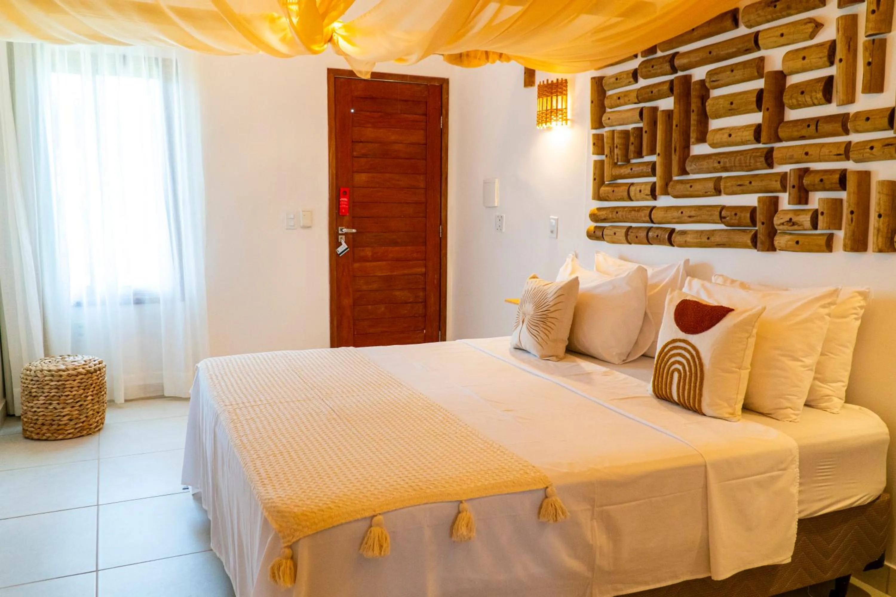 Bed in Pousada Solarium de Gostoso