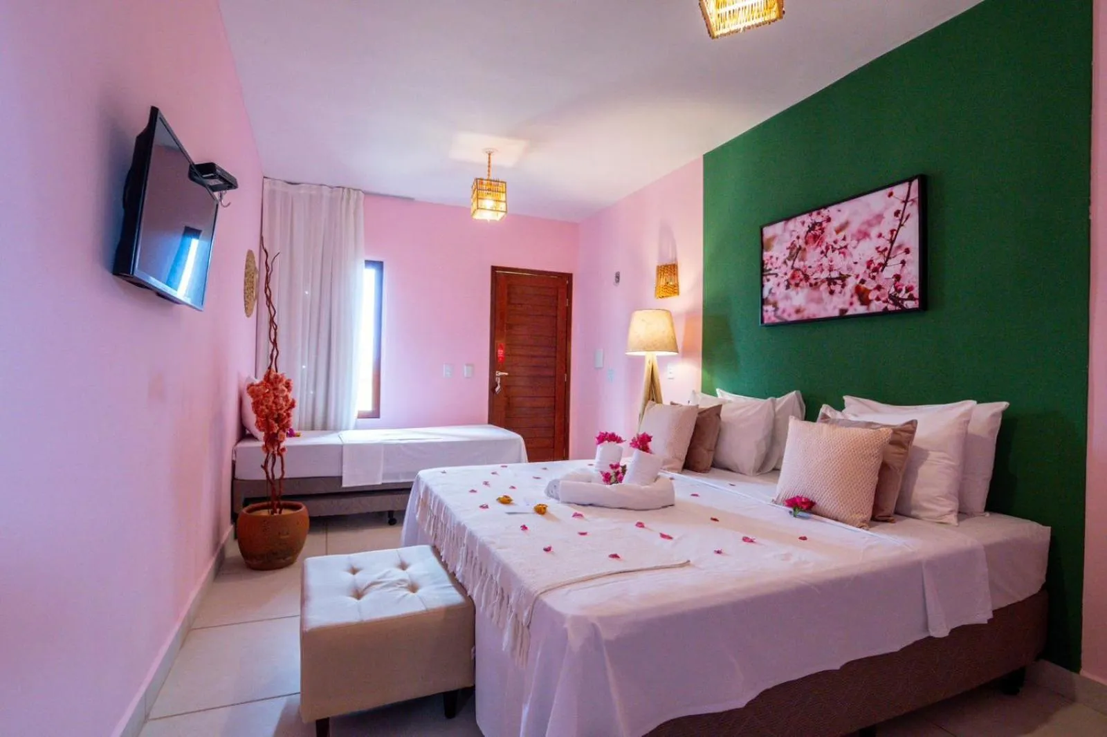 Bed in Pousada Solarium de Gostoso