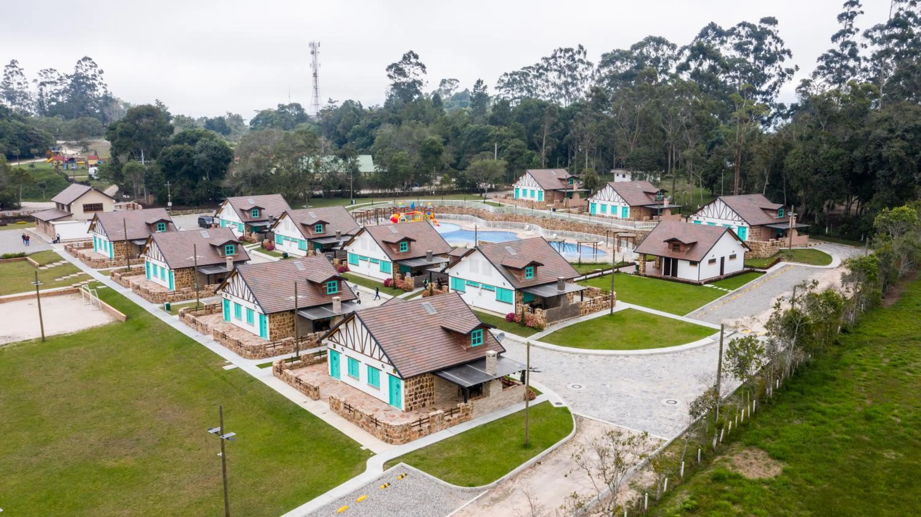 Bird's eye view in Hotel Mesa De Los Santos