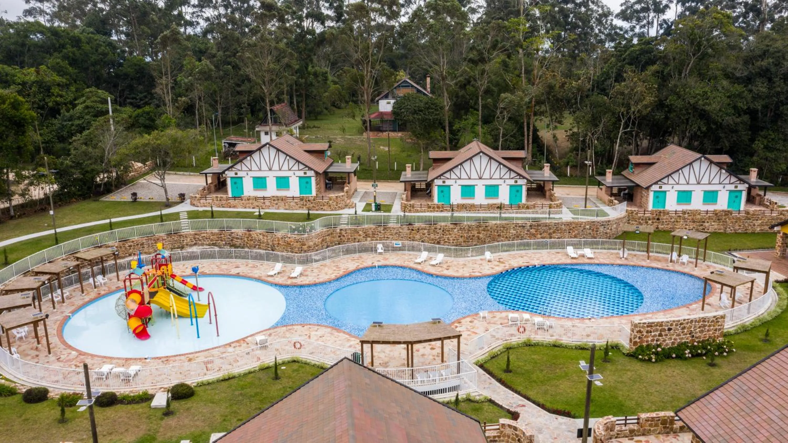 Pool view in Hotel Mesa De Los Santos