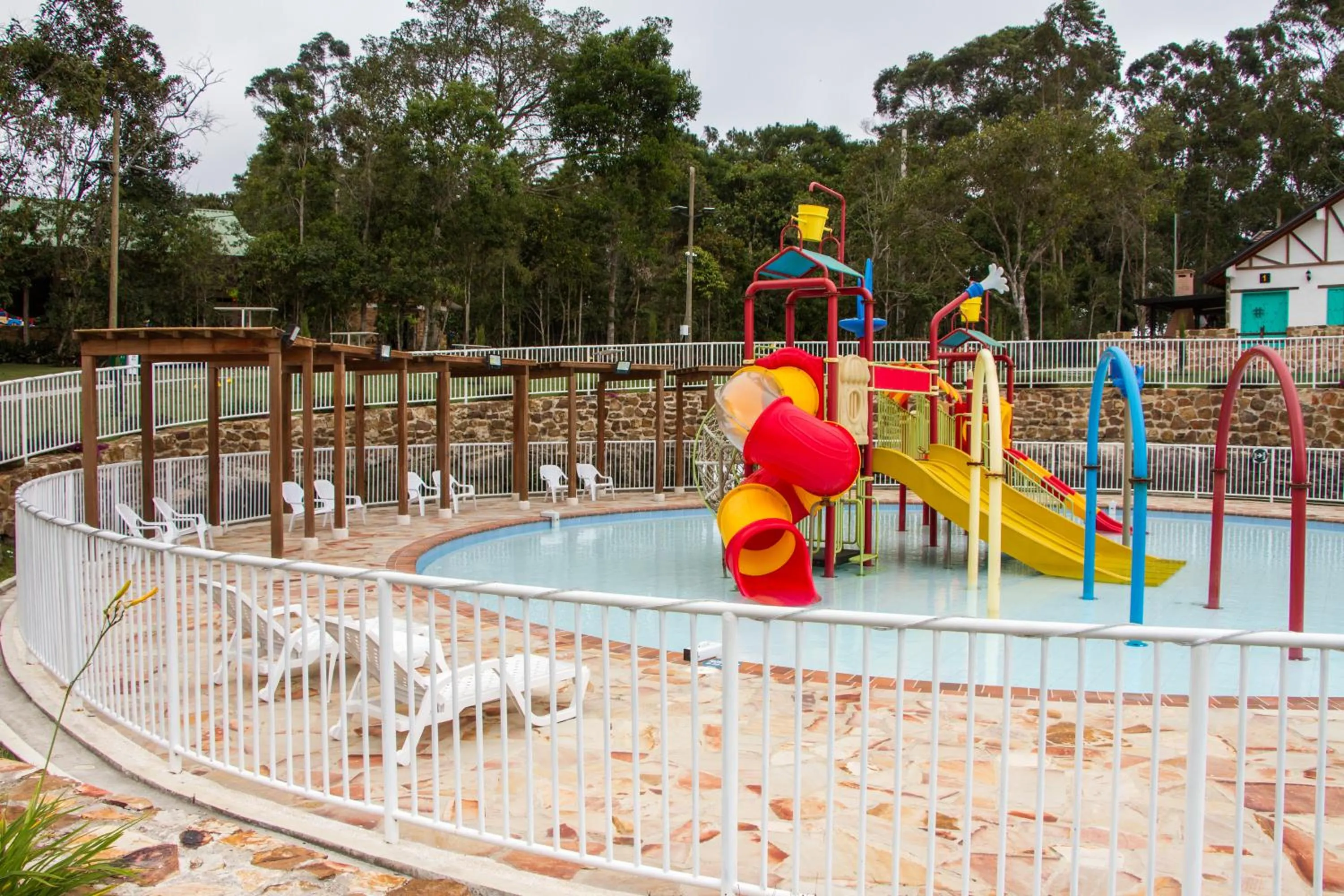 Aqua park in Hotel Mesa De Los Santos