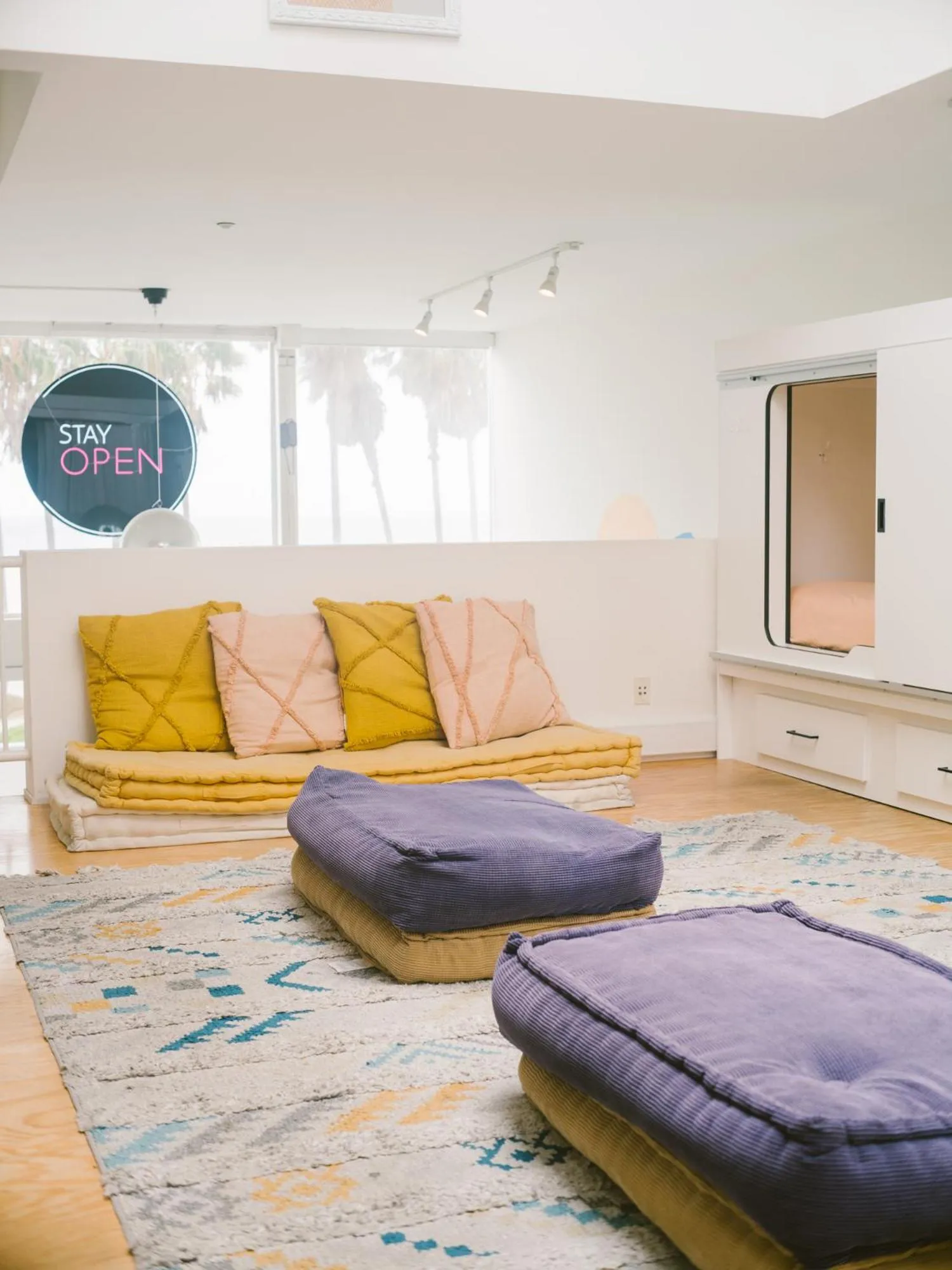 Bed in STAY OPEN Venice Beach