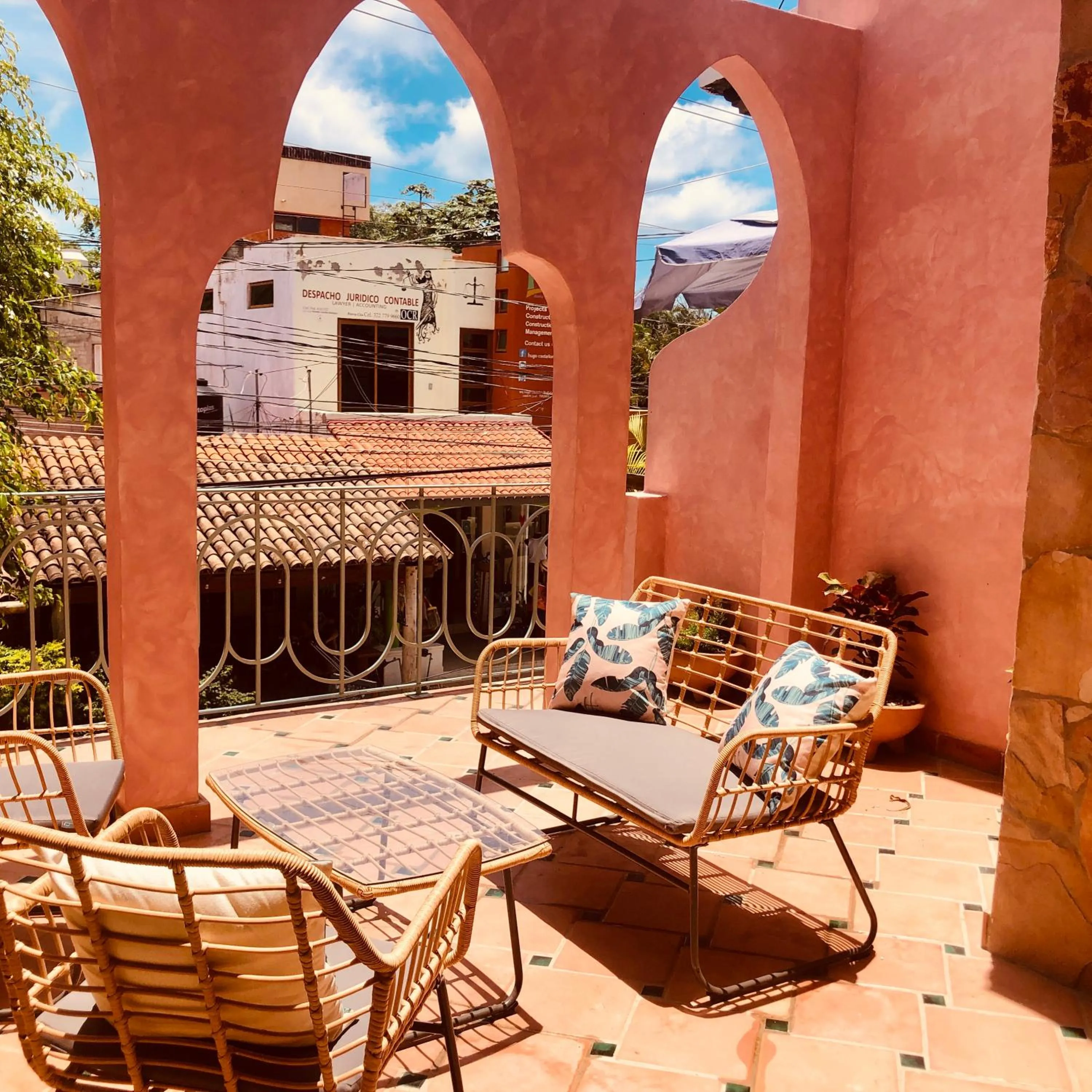 Patio in Casa Bella Verde- stunning apartment in the center of town