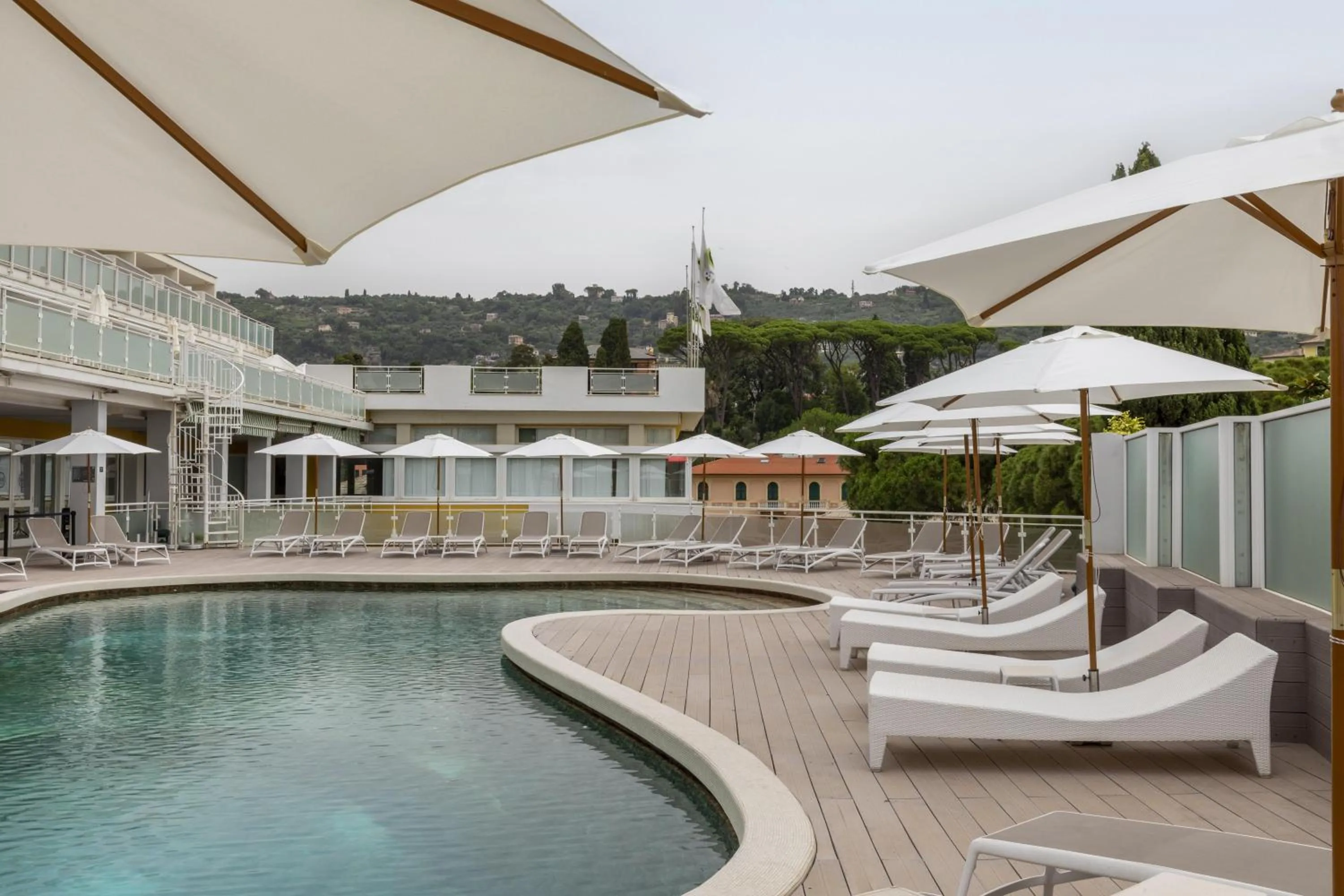 Balcony/Terrace in B&B Hotels Park Hotel Suisse Santa Margherita Ligure