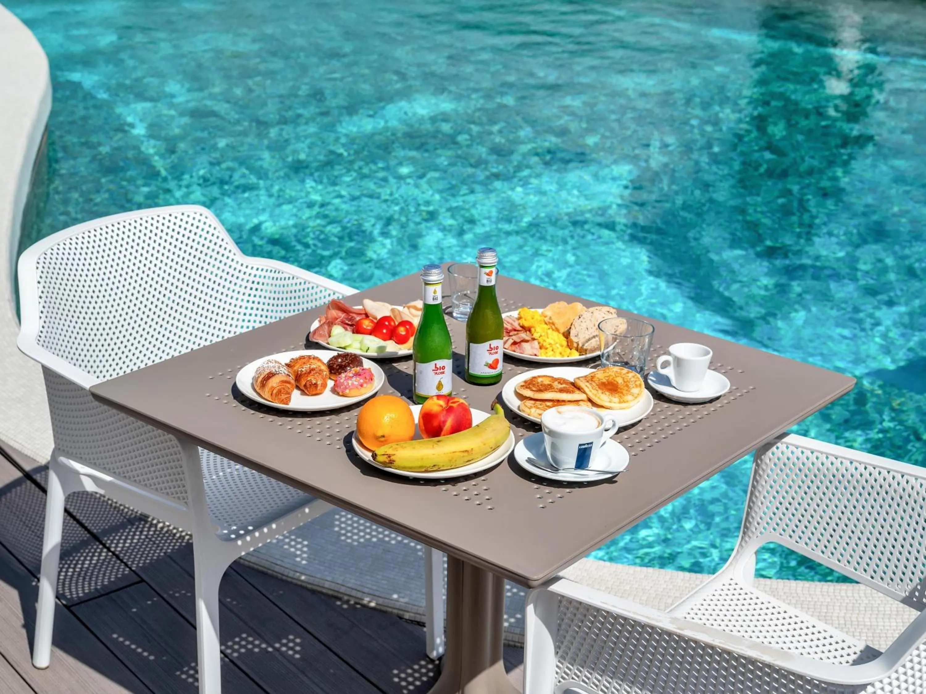 Balcony/Terrace in B&B Hotels Park Hotel Suisse Santa Margherita Ligure