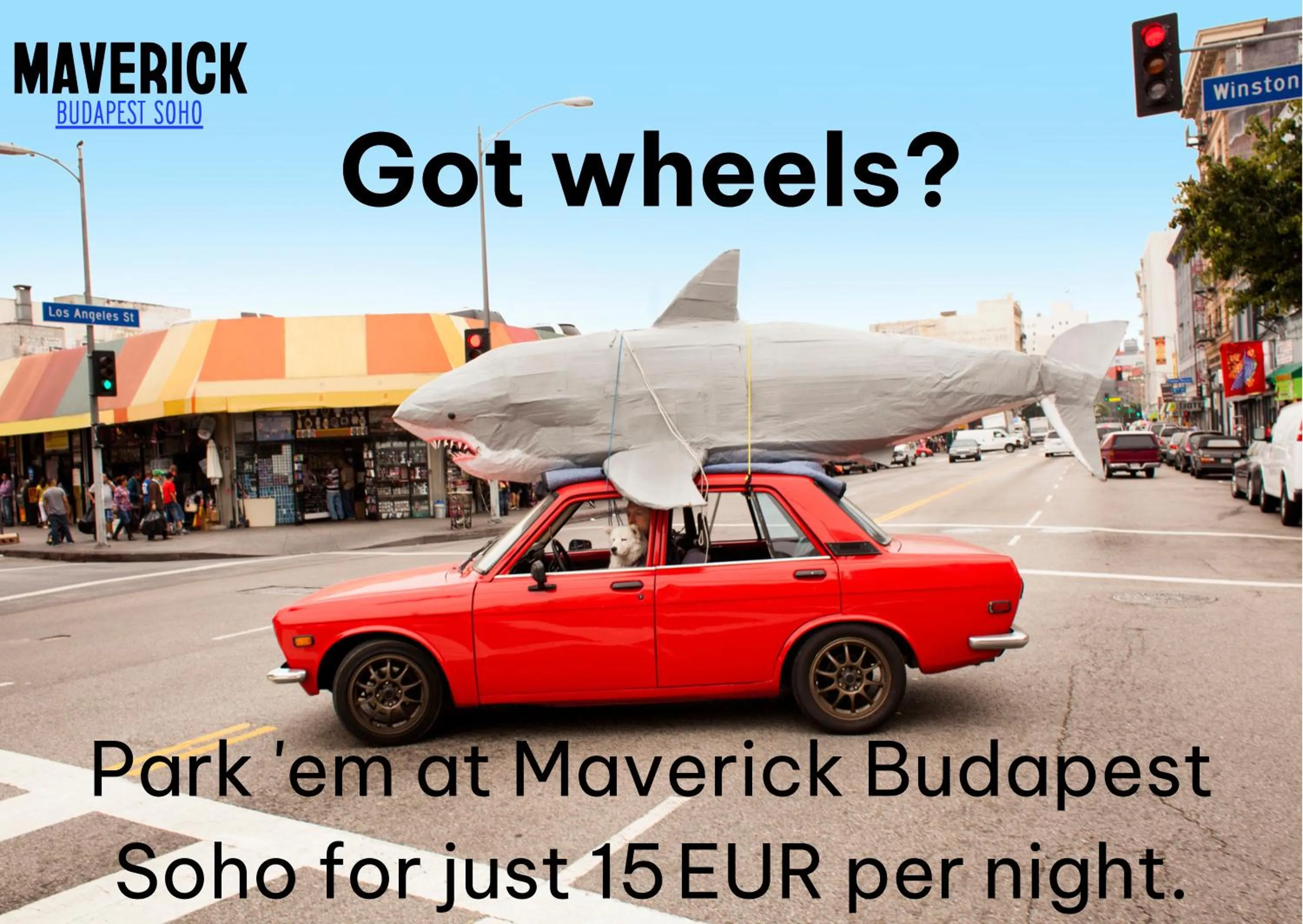 Parking in Maverick Budapest Soho