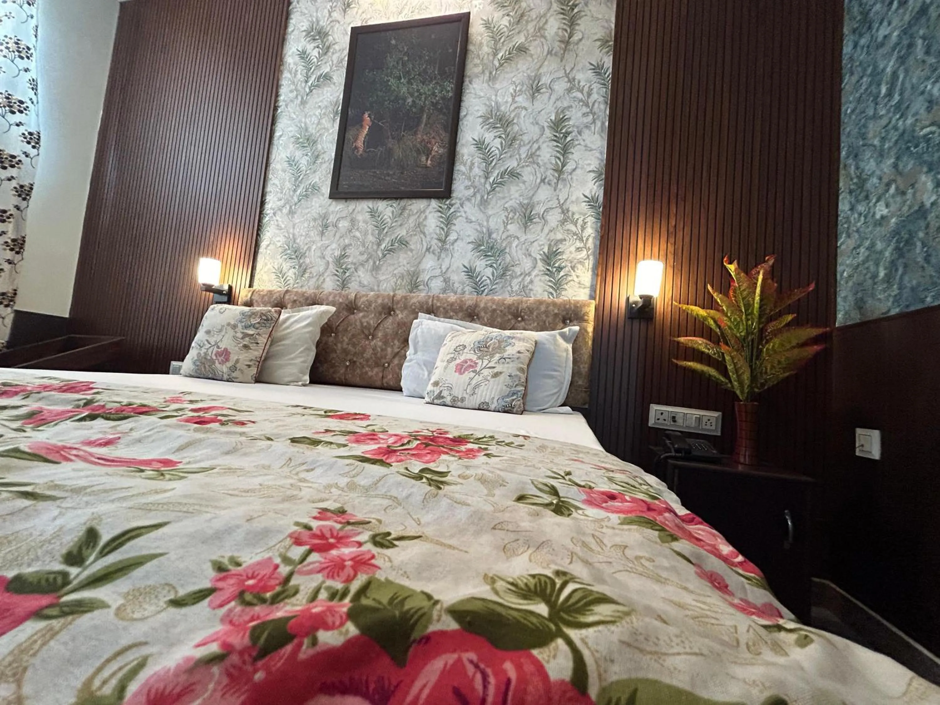 Bed in ASHOKA PALACE