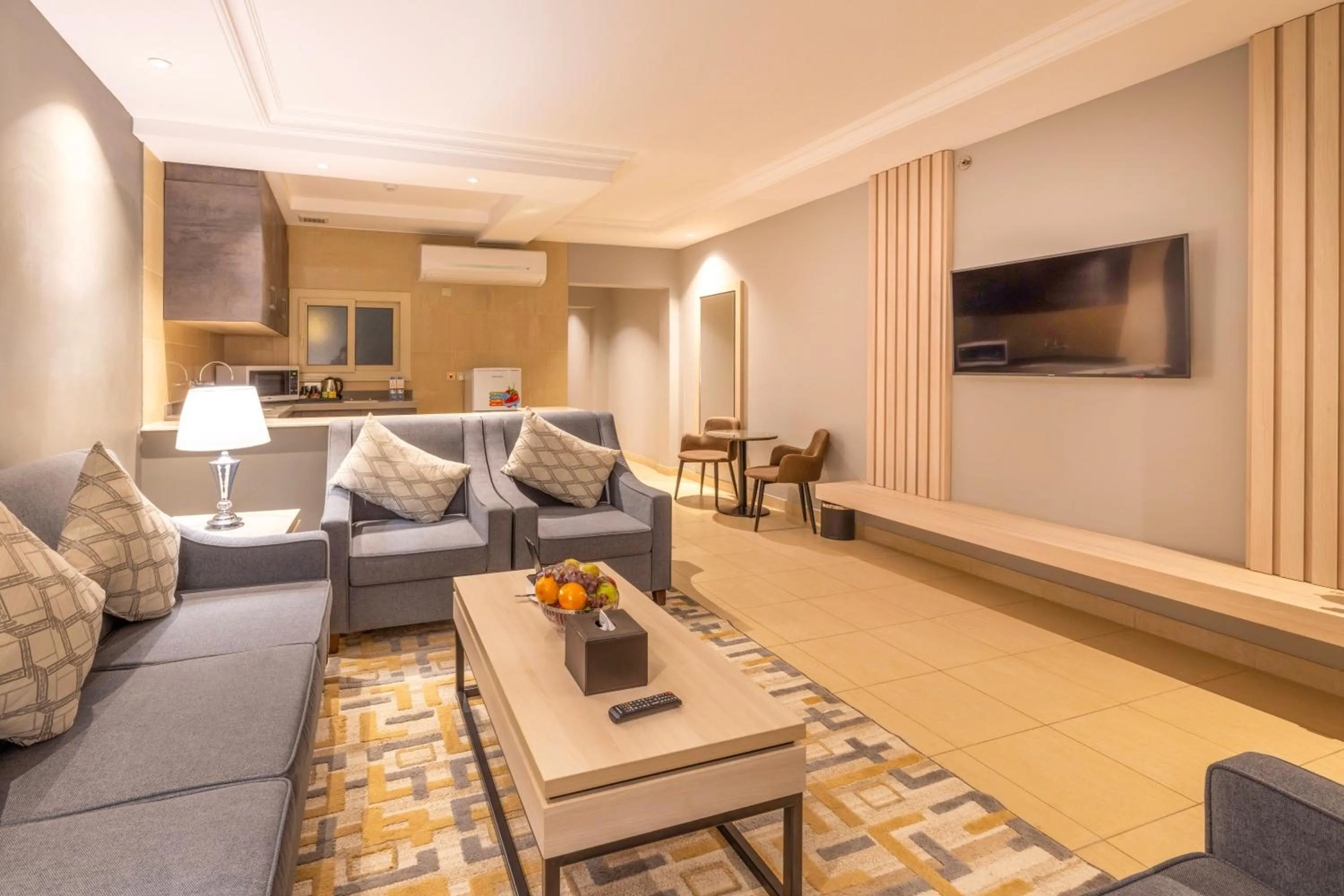 Living room in Enala Hotel Apartments- Tabuk
