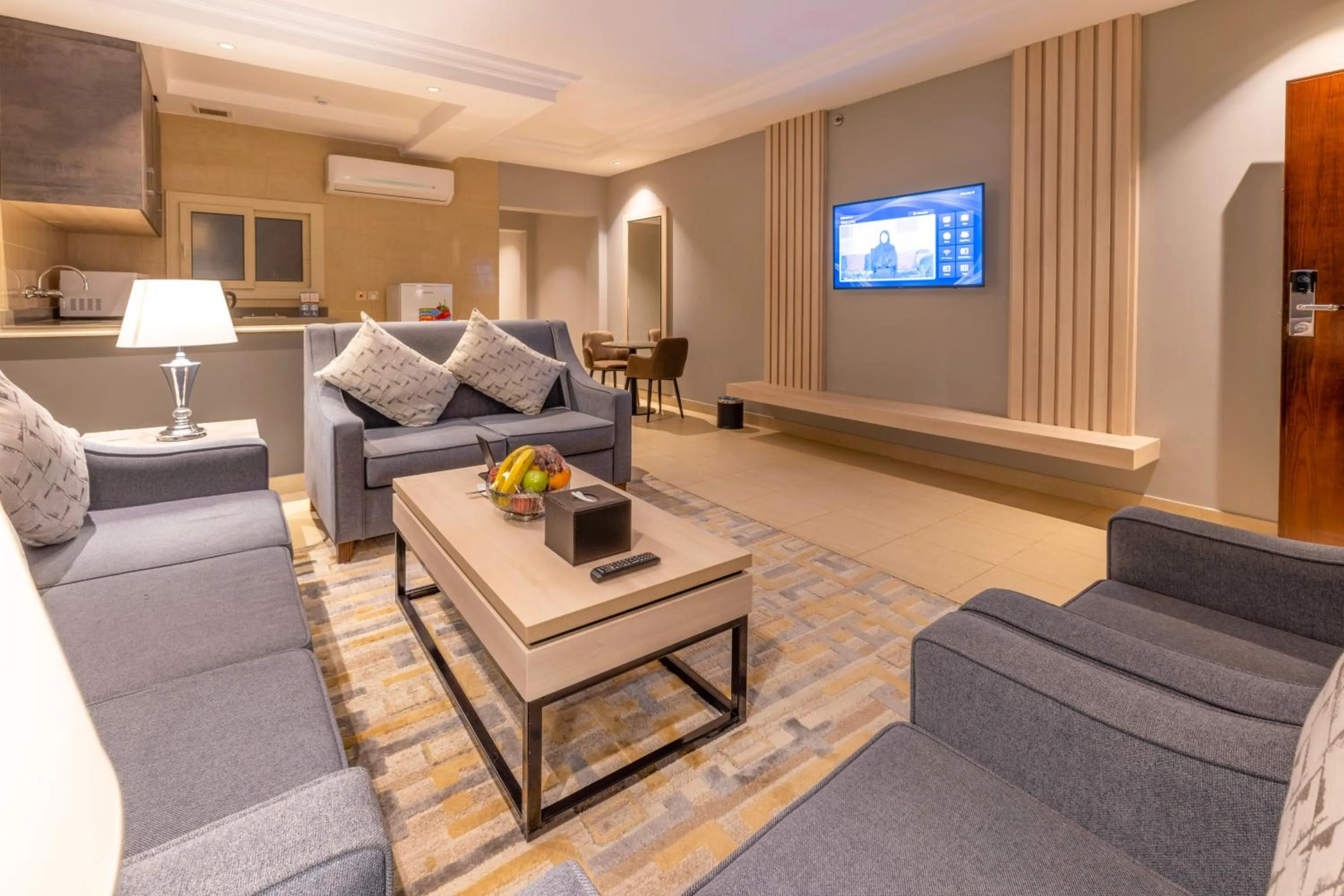 Living room in Enala Hotel Apartments- Tabuk