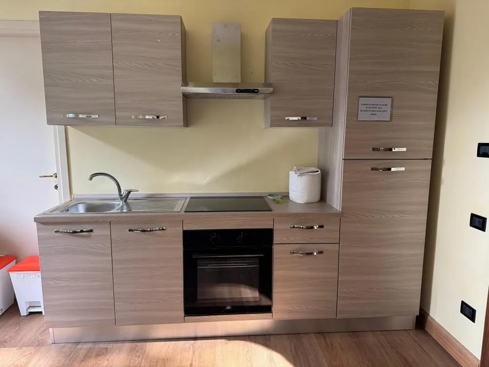 Communal kitchen in Residence Verdeborgo