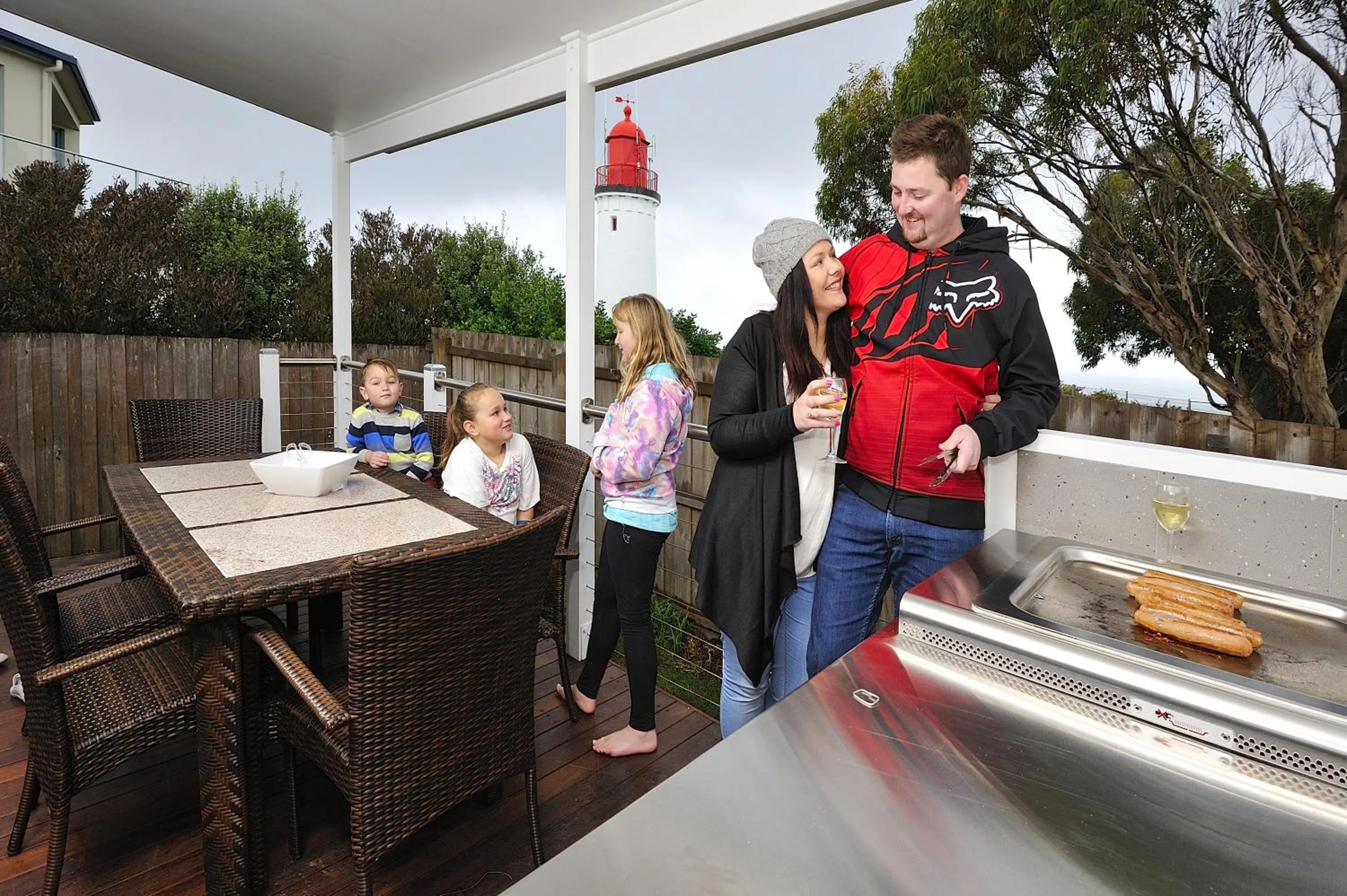 BBQ facilities in NRMA Portland Bay Holiday Park