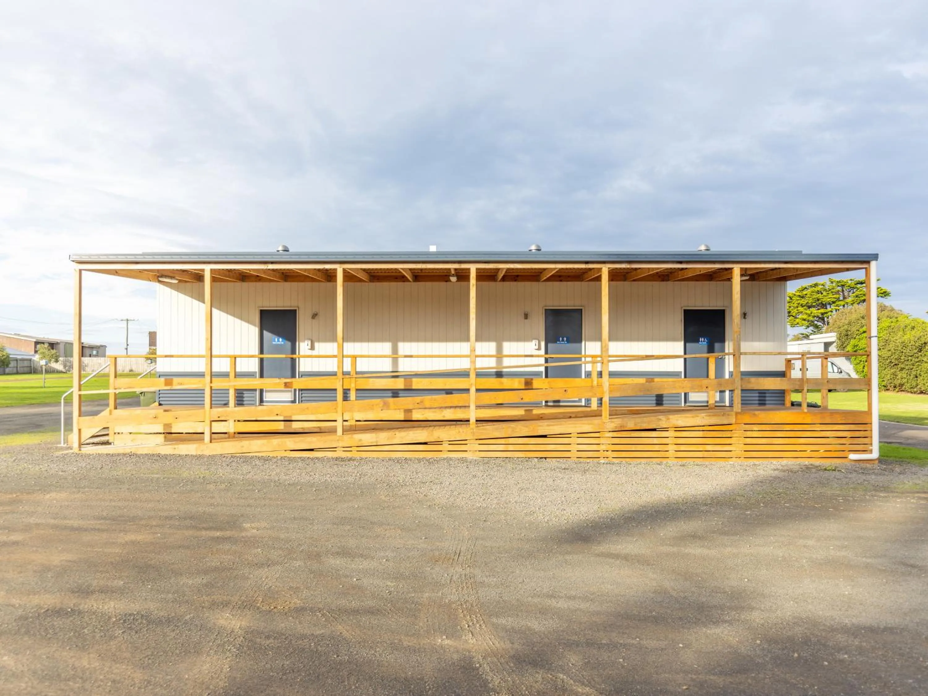 Property building in NRMA Portland Bay Holiday Park