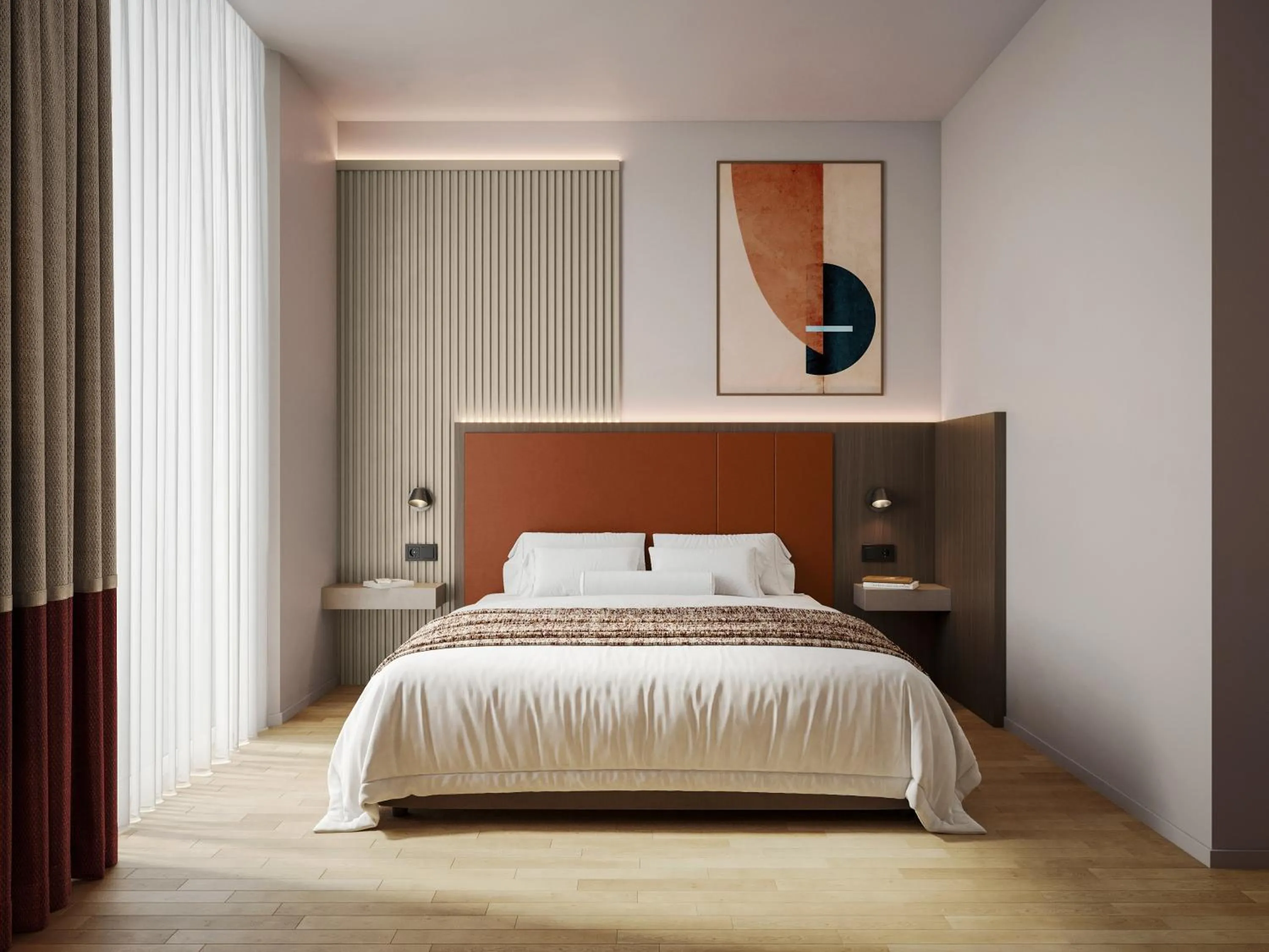 Bedroom, Bed in Mokinba Hotels Baviera