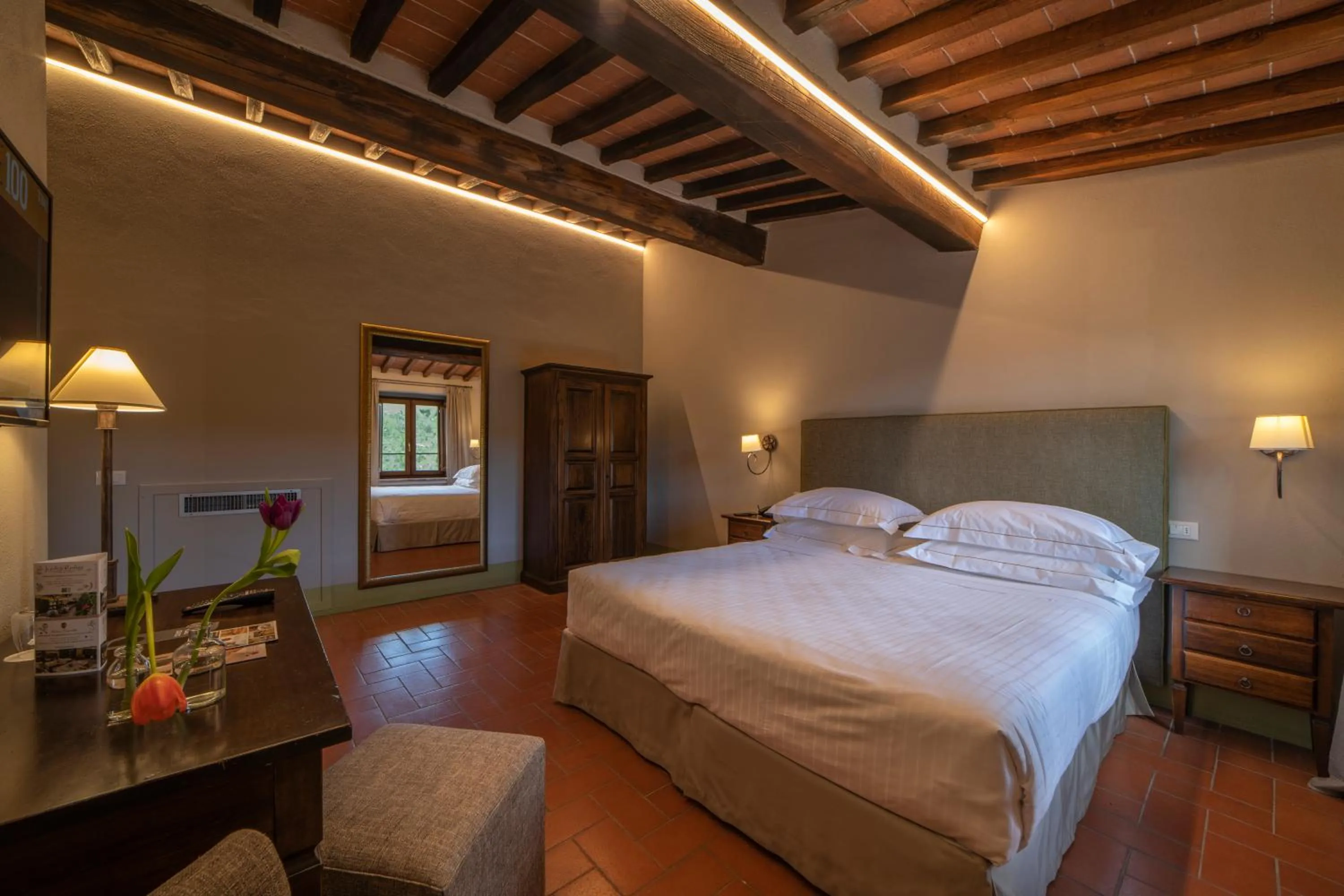 Bed in Ultimo Mulino Country Hotel