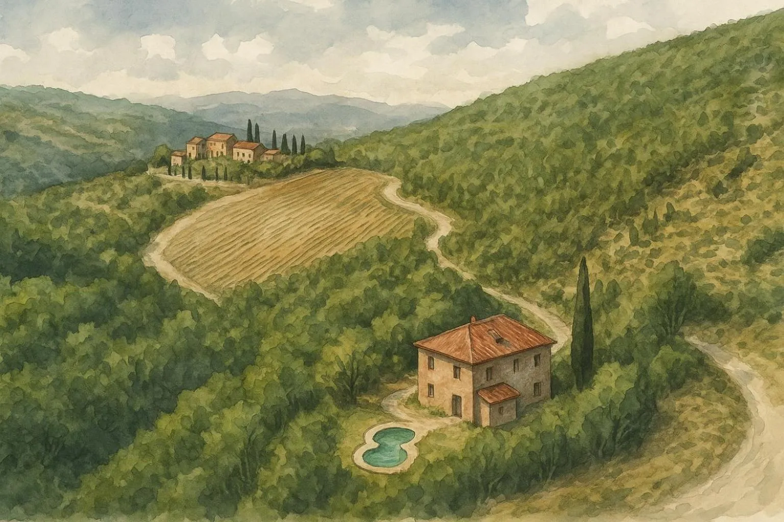 Bird's eye view in Ultimo Mulino Country Hotel