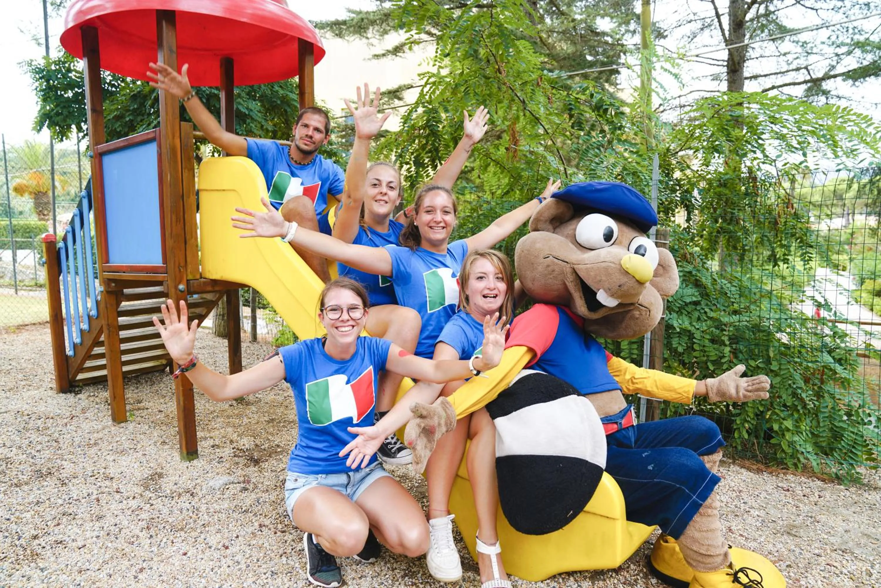 Children play ground in Hotel Le Acacie