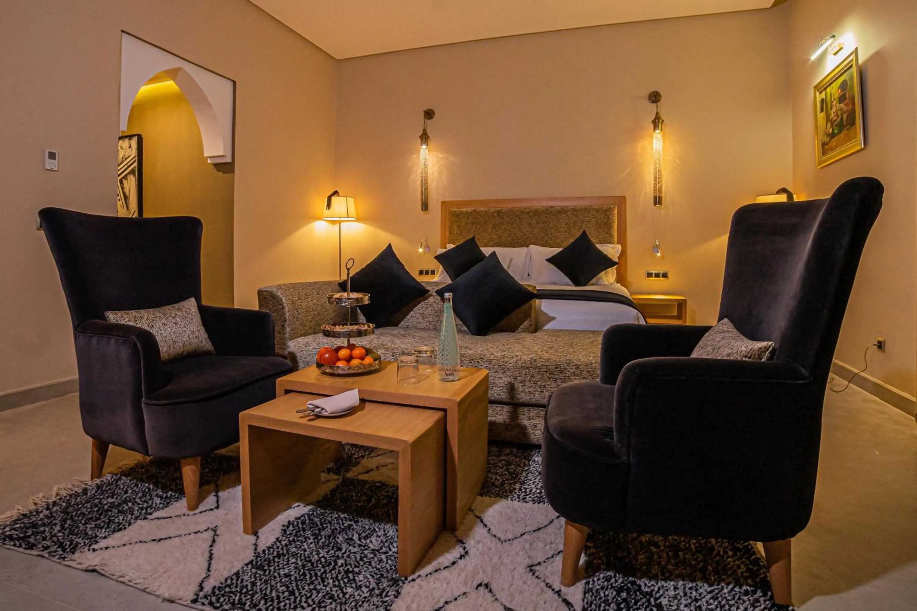 Bed in SUMAHAN SUITES & SPA