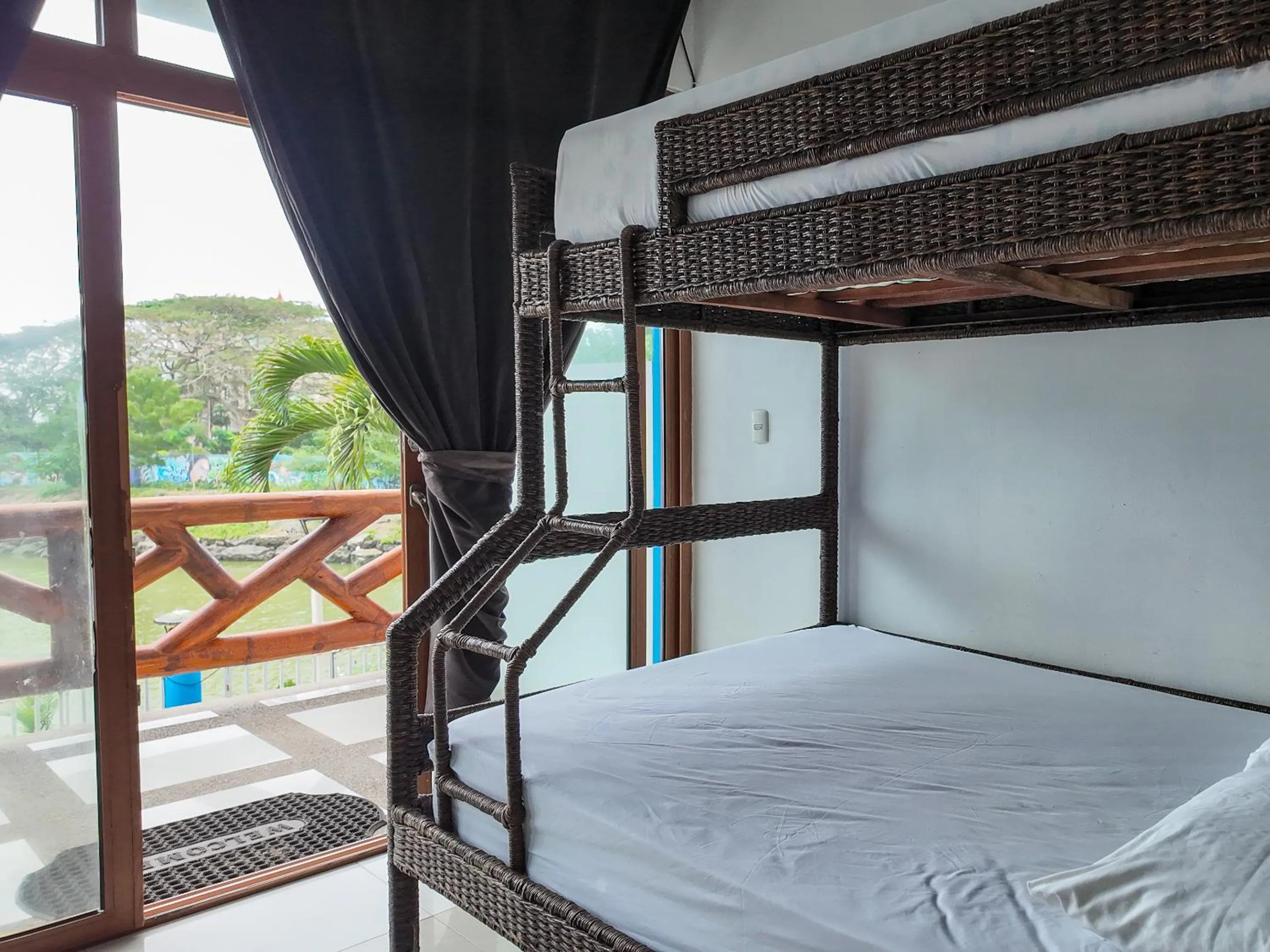 Bed in Hotel Sol y Playa Montañita