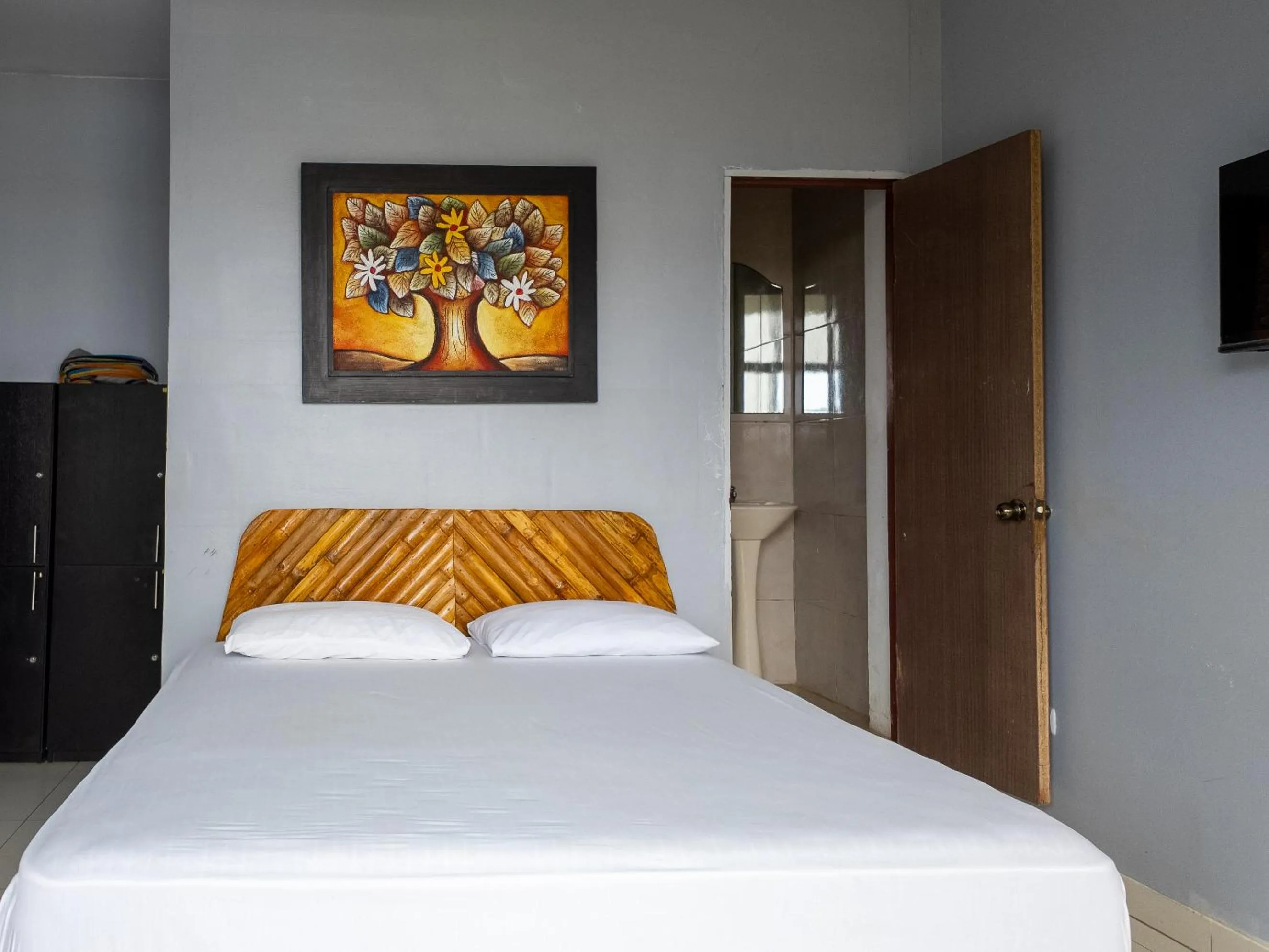 Bed in Hotel Sol y Playa Montañita