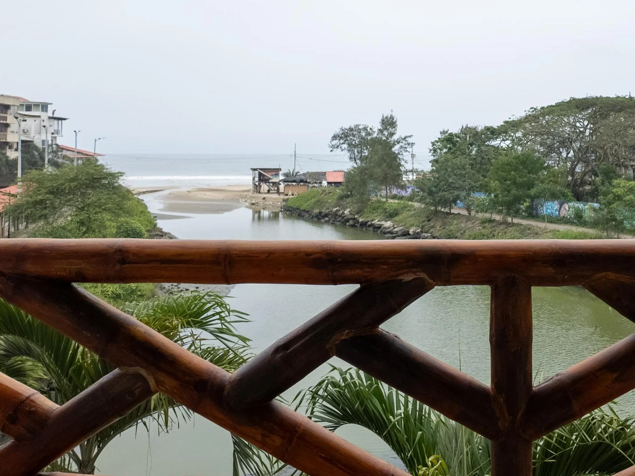 Balcony/Terrace in Hotel Sol y Playa Montañita