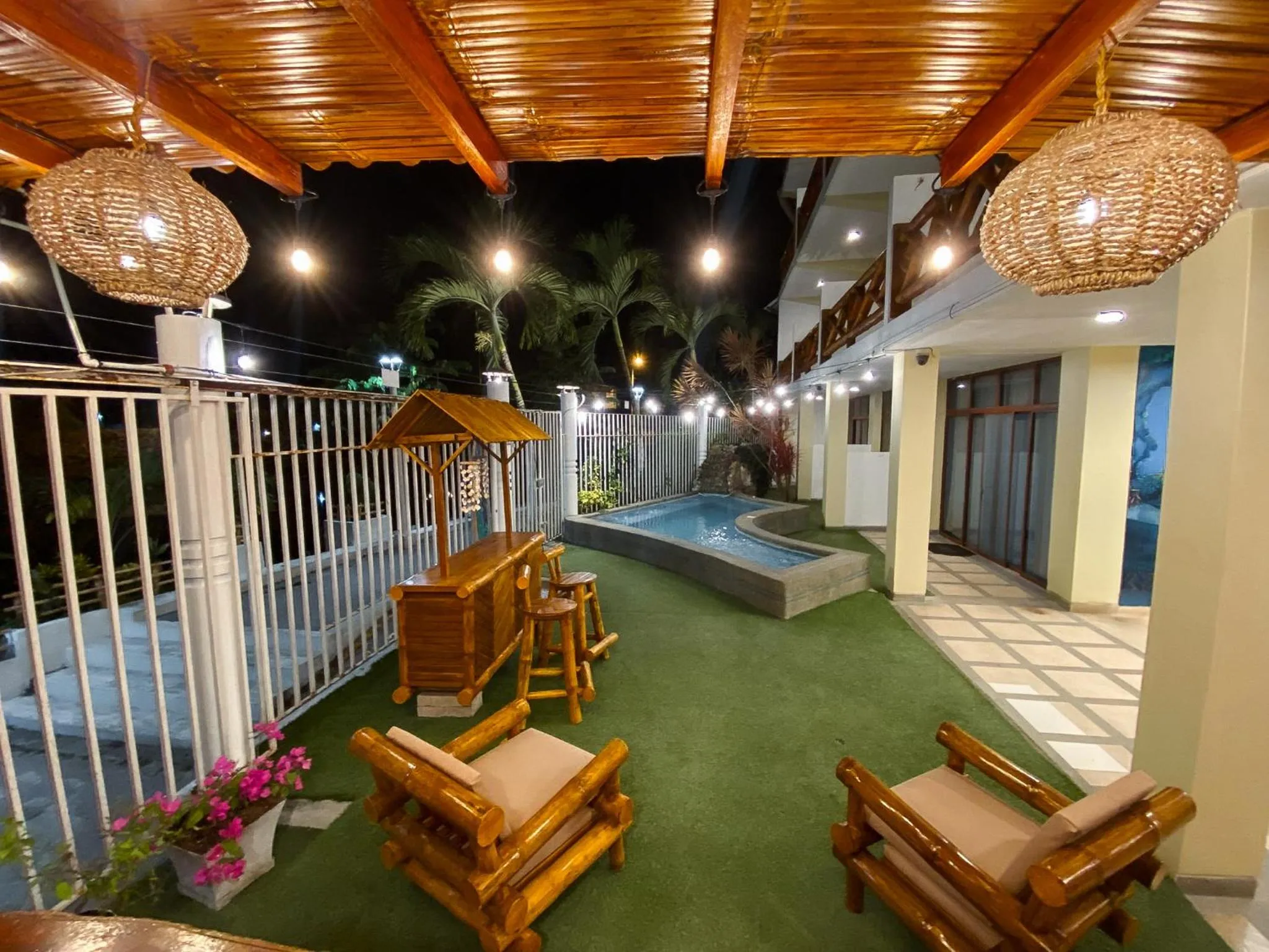 Patio in Hotel Sol y Playa Montañita