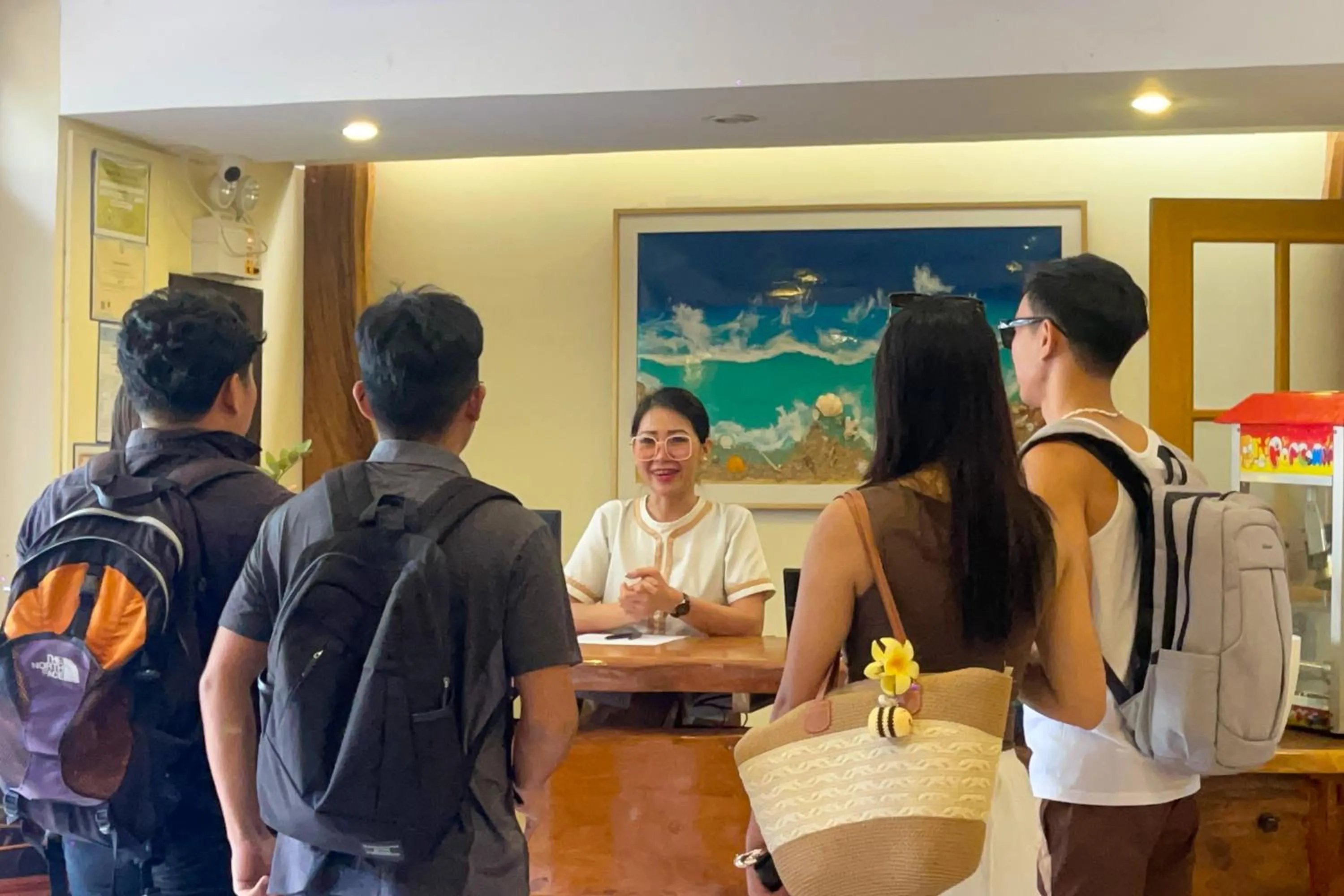 Lobby or reception in Serene La Playa Boracay