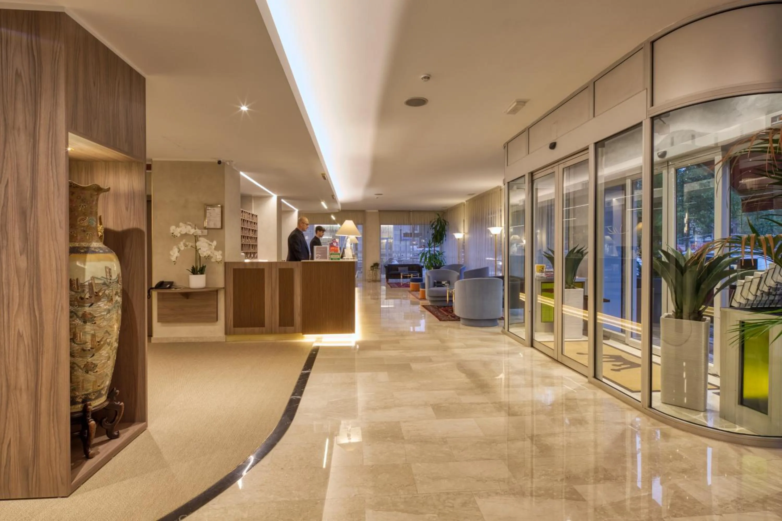 Lobby or reception in Hotel Nasco