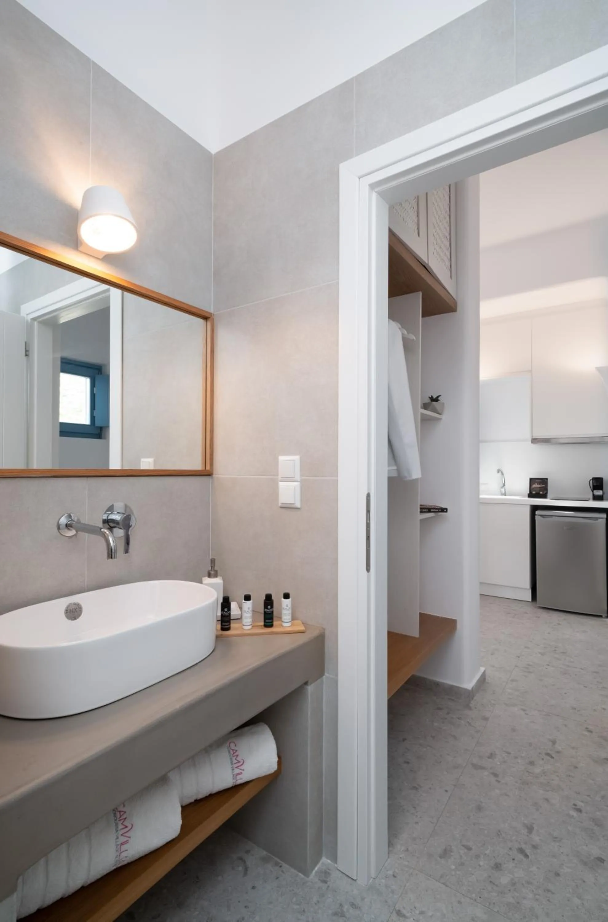 Bathroom in Camvillia Donoussa Village Suites