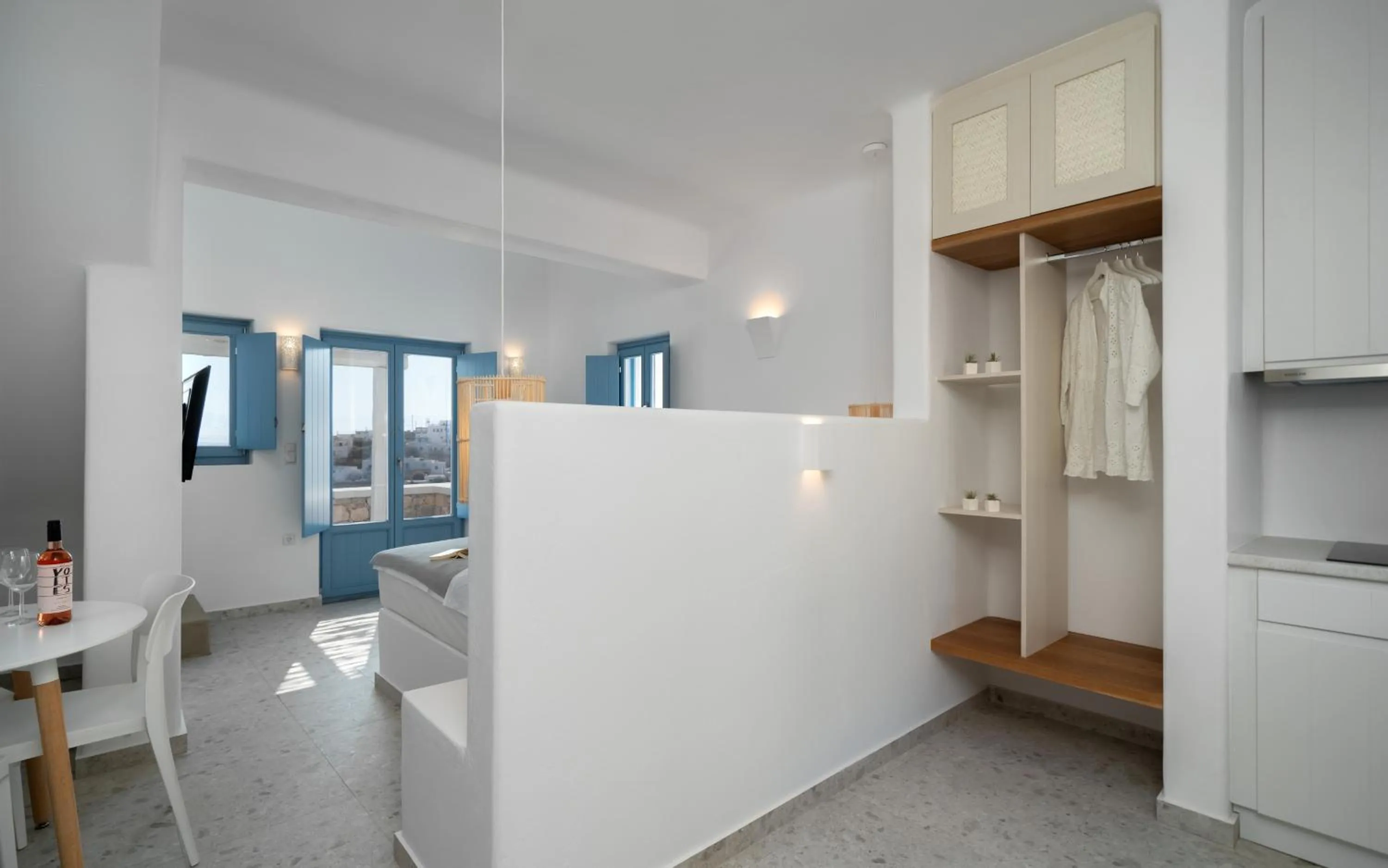 kitchen in Camvillia Donoussa Village Suites