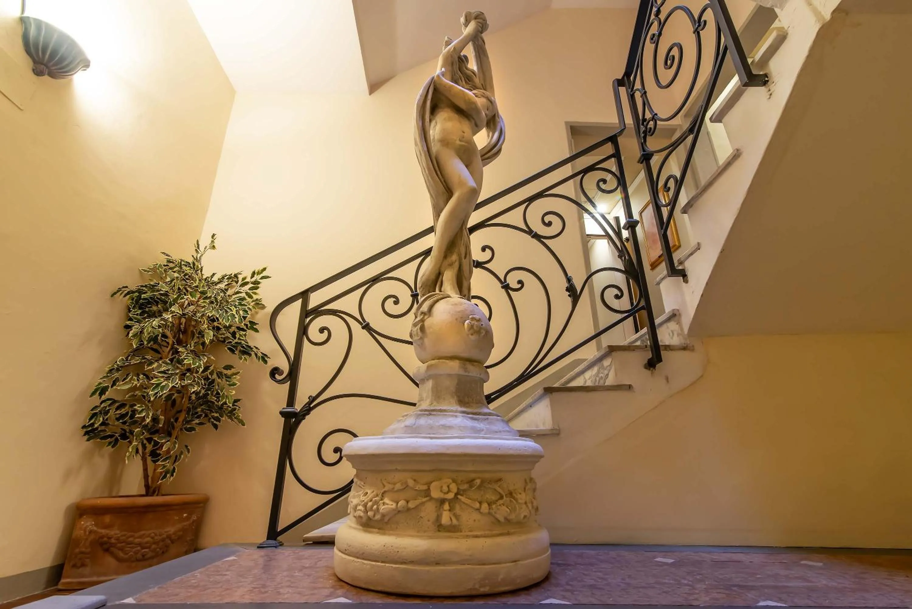 Decorative detail in Hotel Porta Faenza