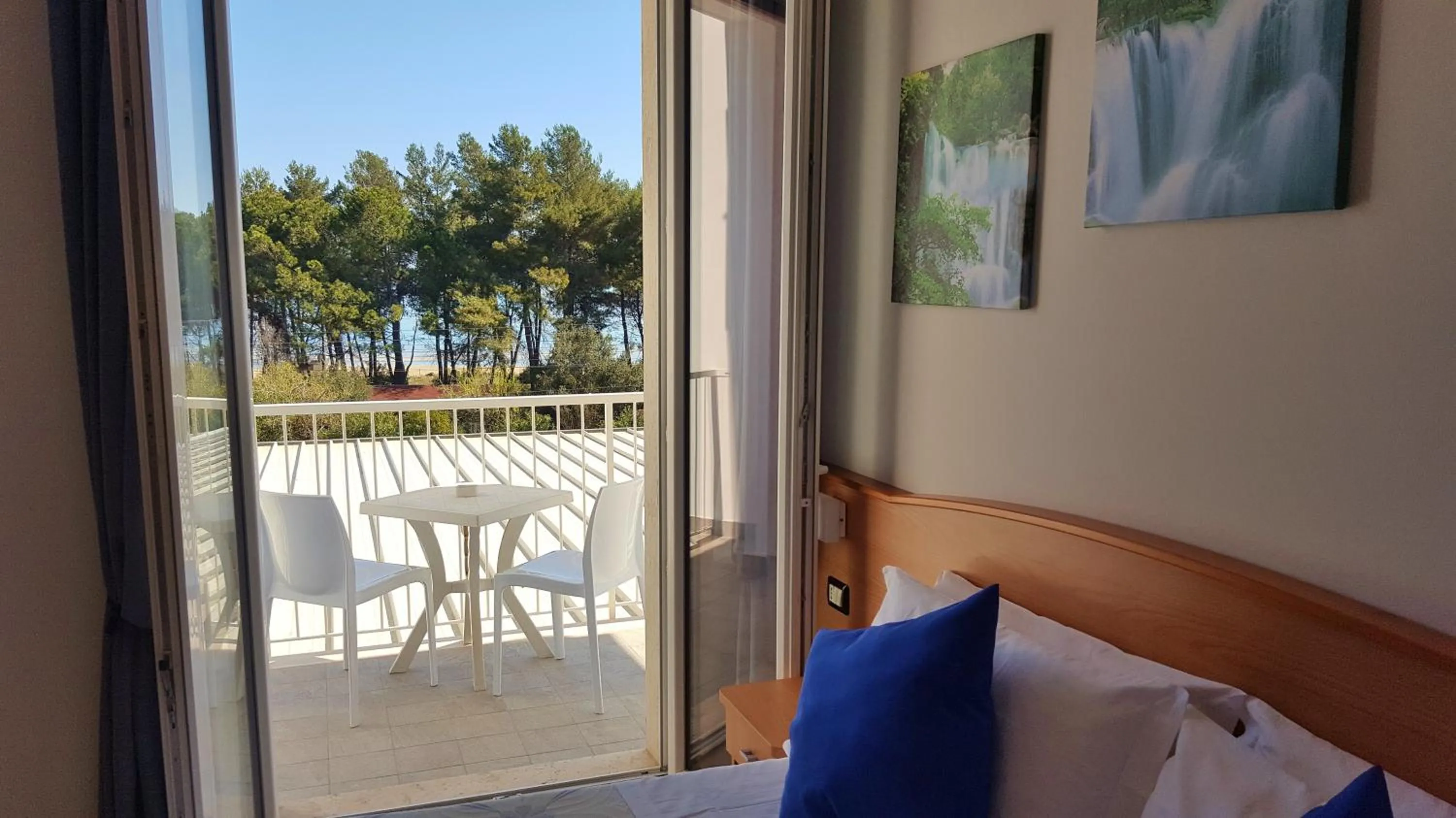 Bed in Hotel Mare Blu -- boutique