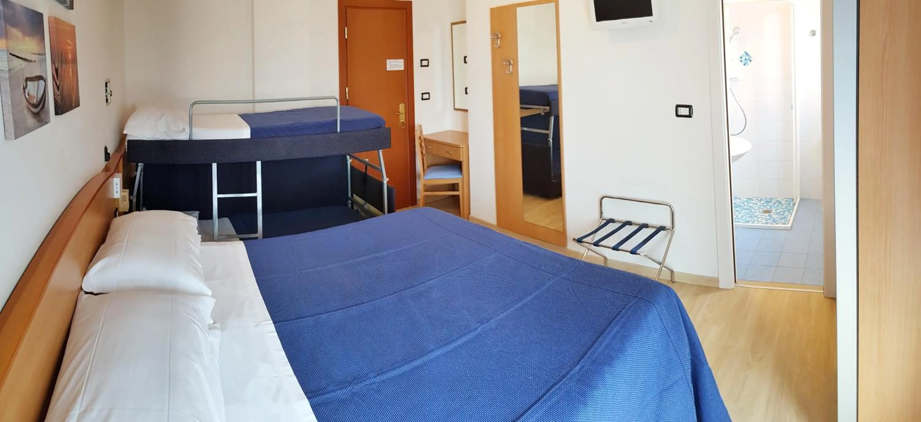 Bed in Hotel Mare Blu -- boutique