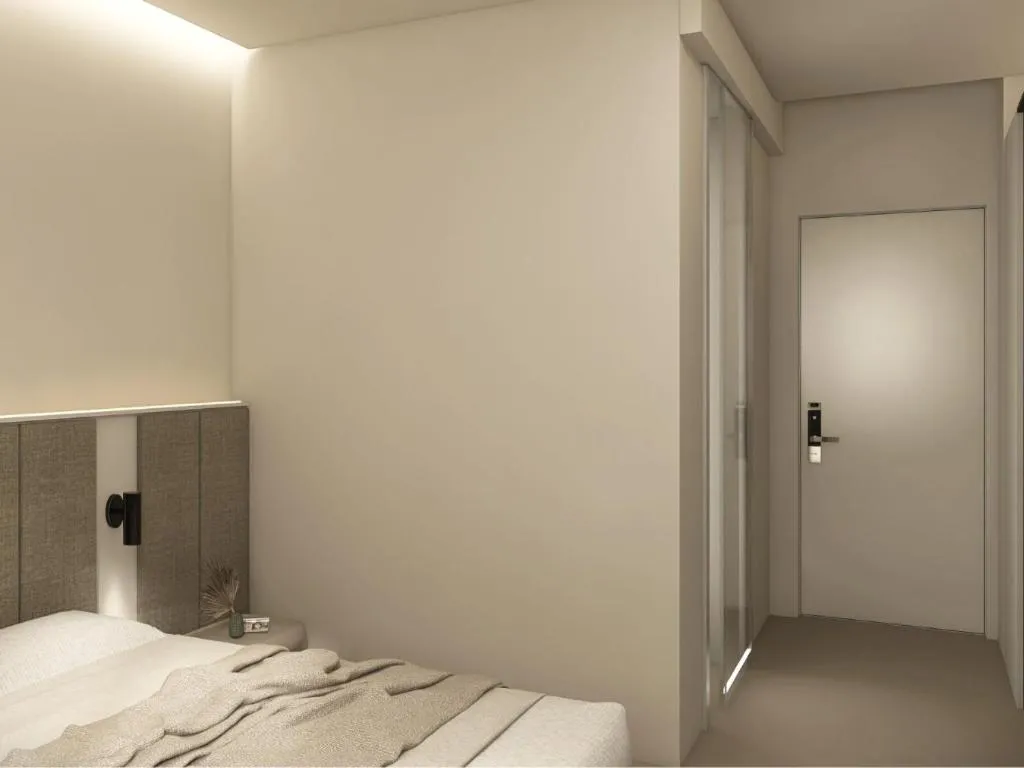 Bed in Hotel Cristallo