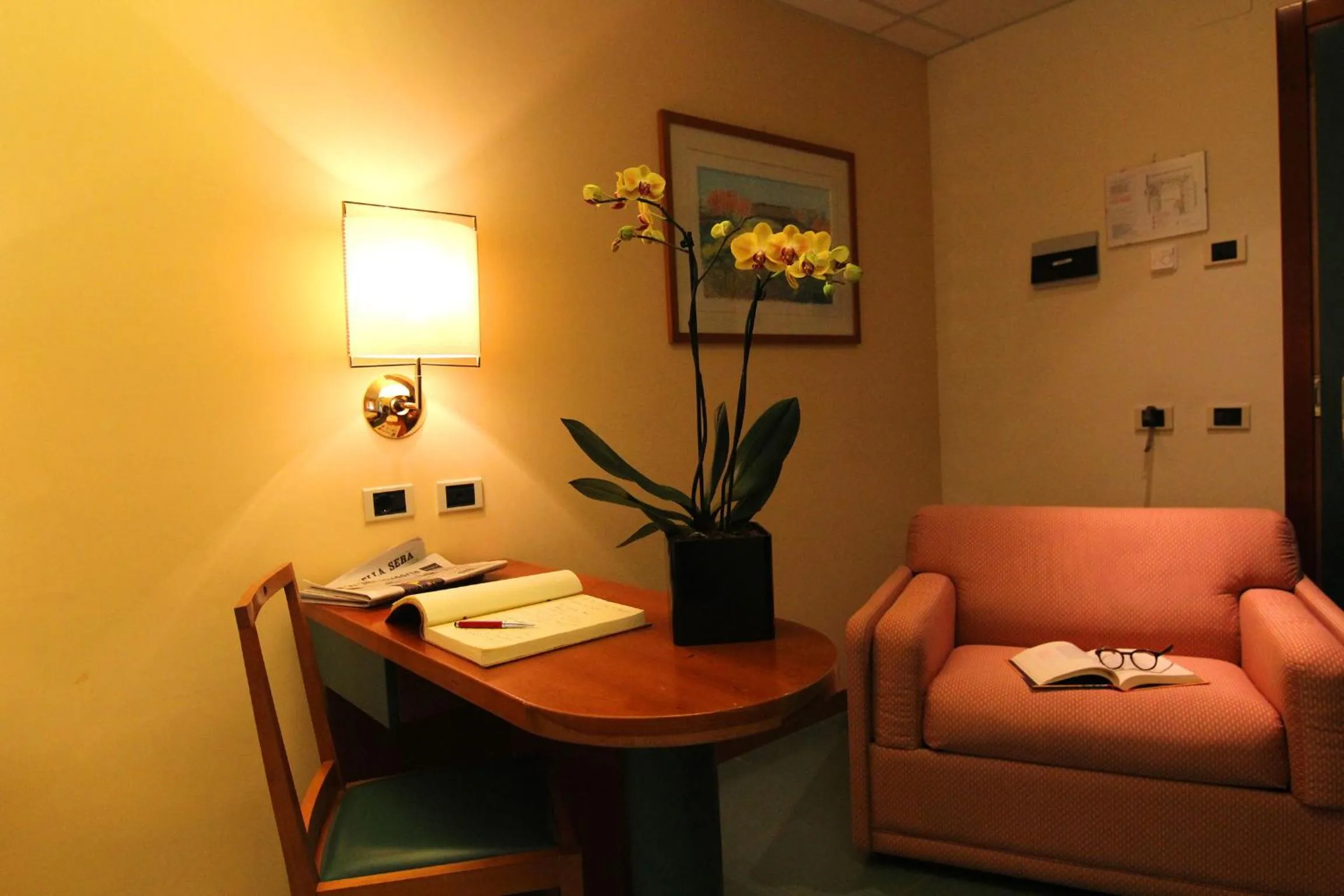 Seating area in Hotel Cristallo