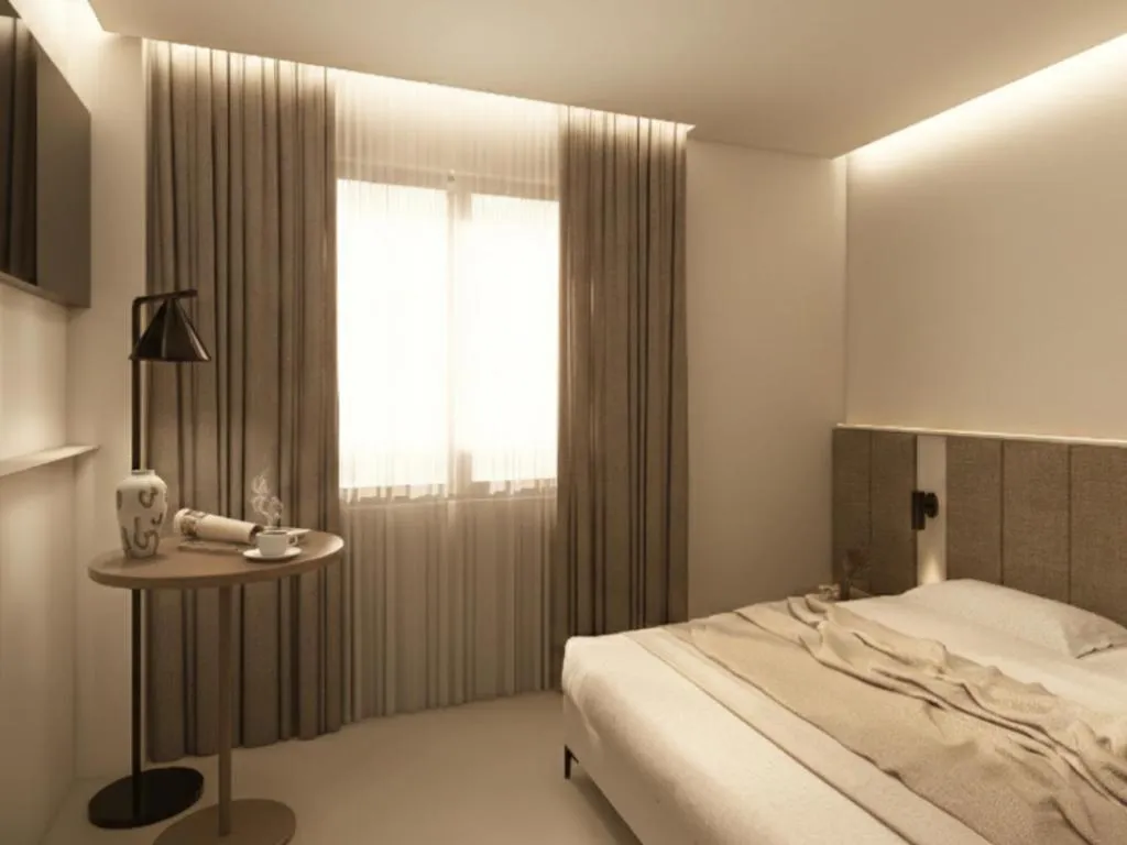 Bedroom, Bed in Hotel Cristallo